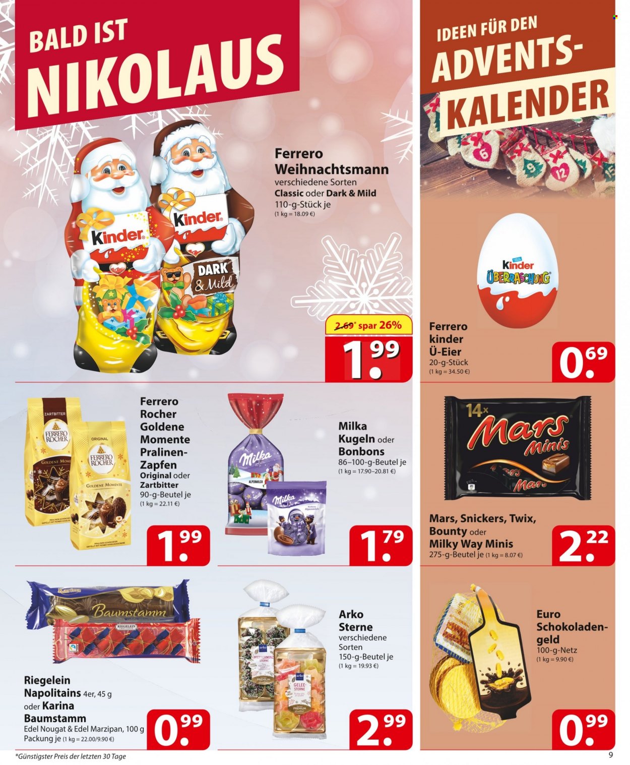 famila Prospekte  - 20.11.2023 - 25.11.2023. Seite 9