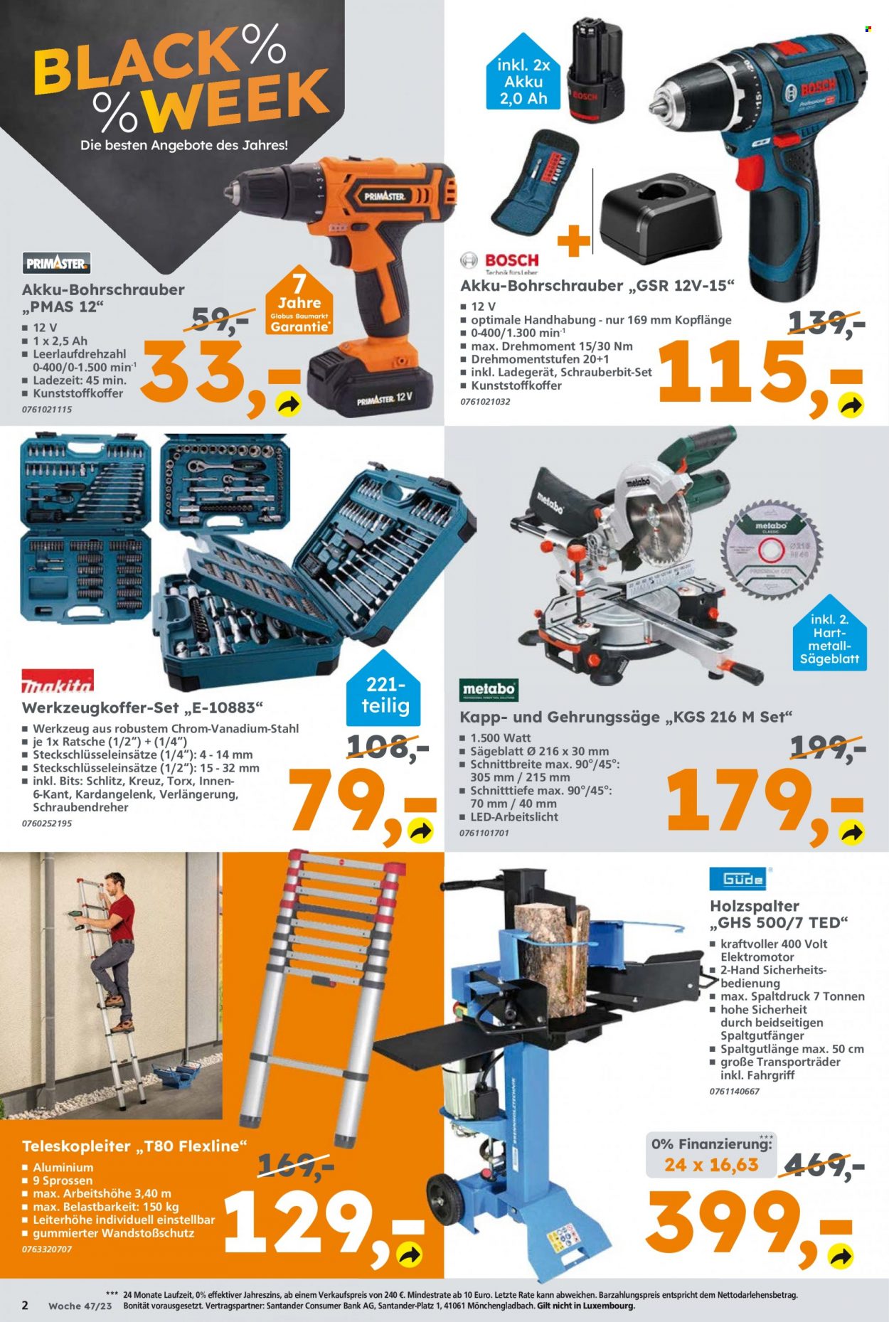 Globus Baumarkt Prospekte  - 20.11.2023 - 25.11.2023. Seite 2