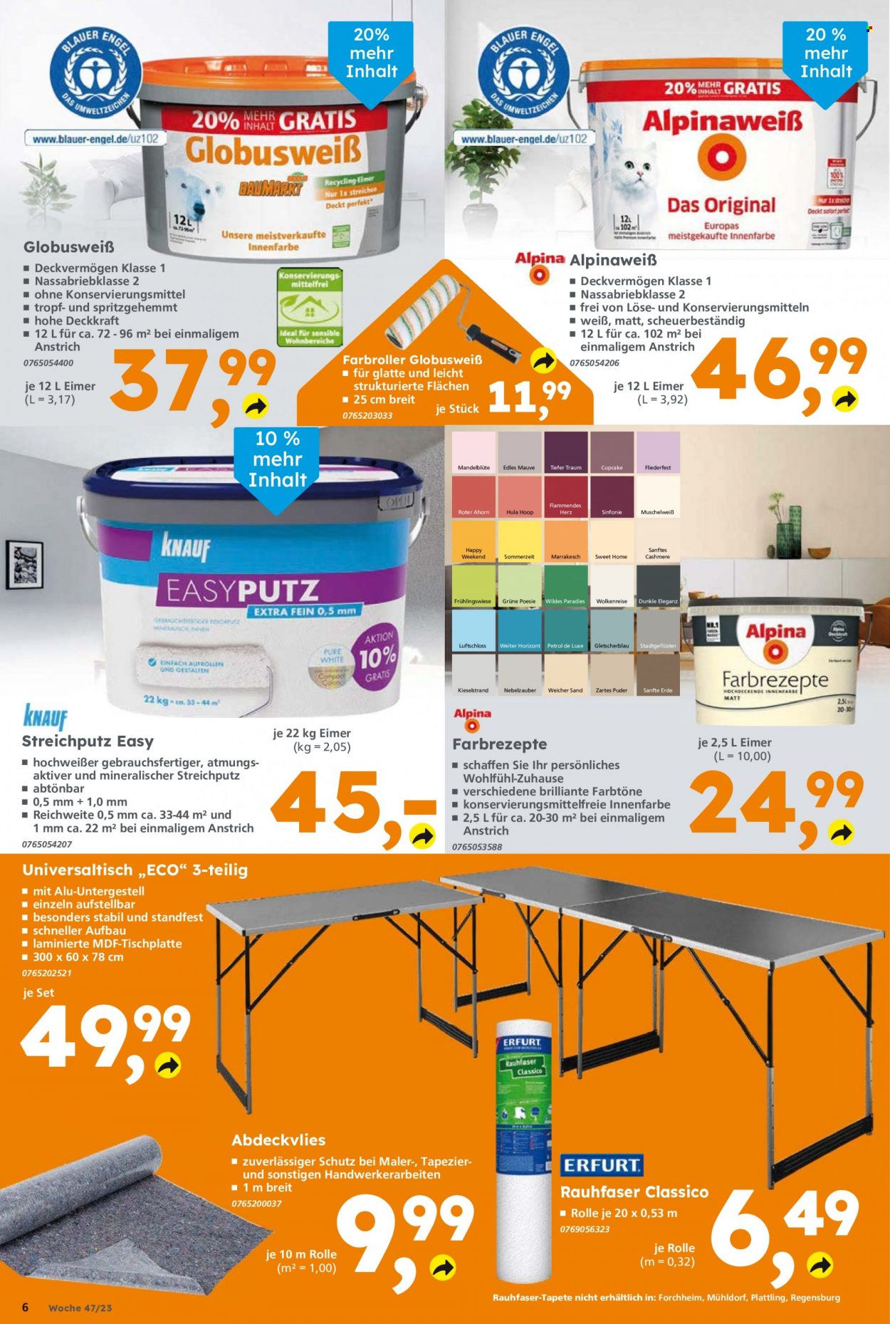 Globus Baumarkt Prospekte  - 20.11.2023 - 25.11.2023. Seite 6