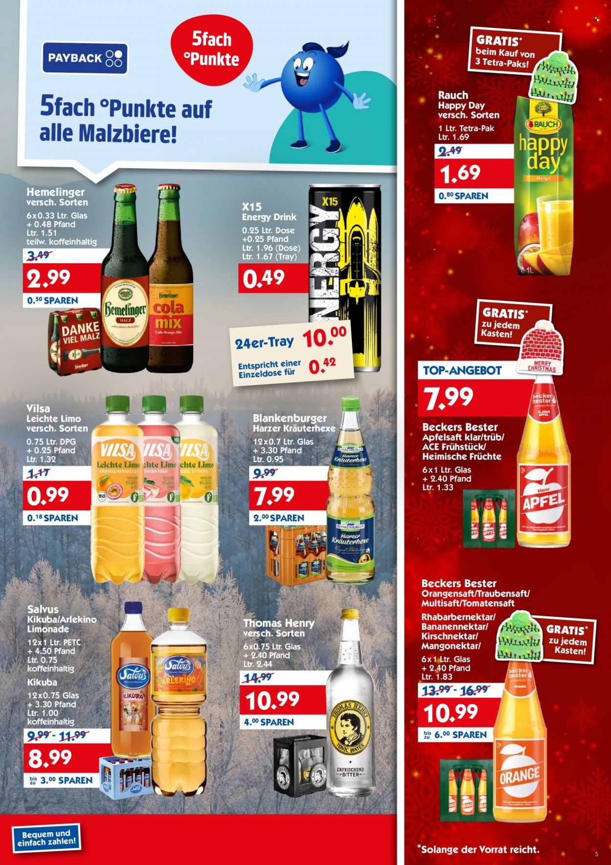 Hol'ab! Getränkemarkt Prospekte  - 20.11.2023 - 25.11.2023. Seite 5