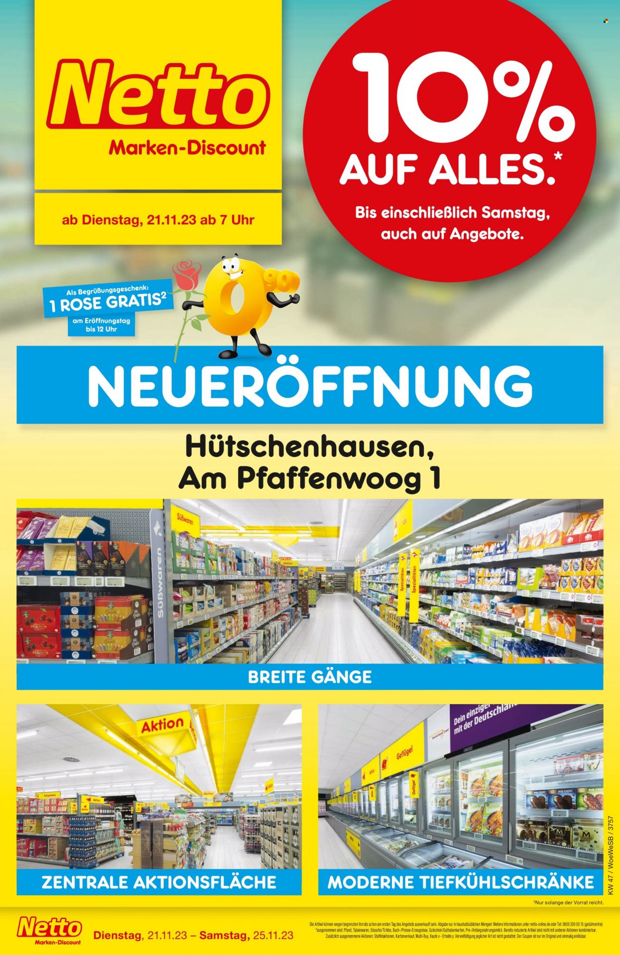 Netto Marken-Discount Prospekte  - 21.11.2023 - 25.11.2023. Seite 1