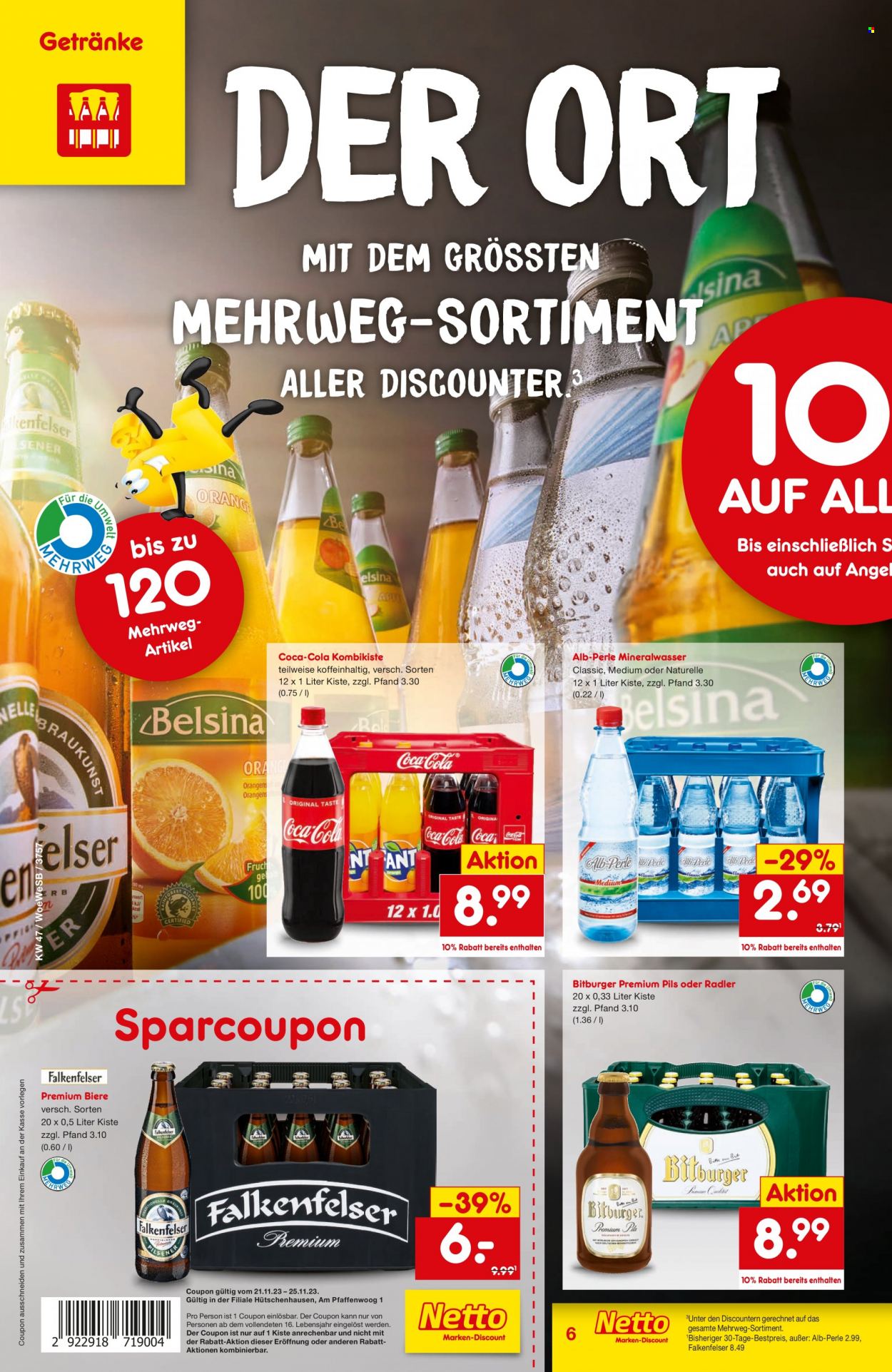 Netto Marken-Discount Prospekte  - 21.11.2023 - 25.11.2023. Seite 6