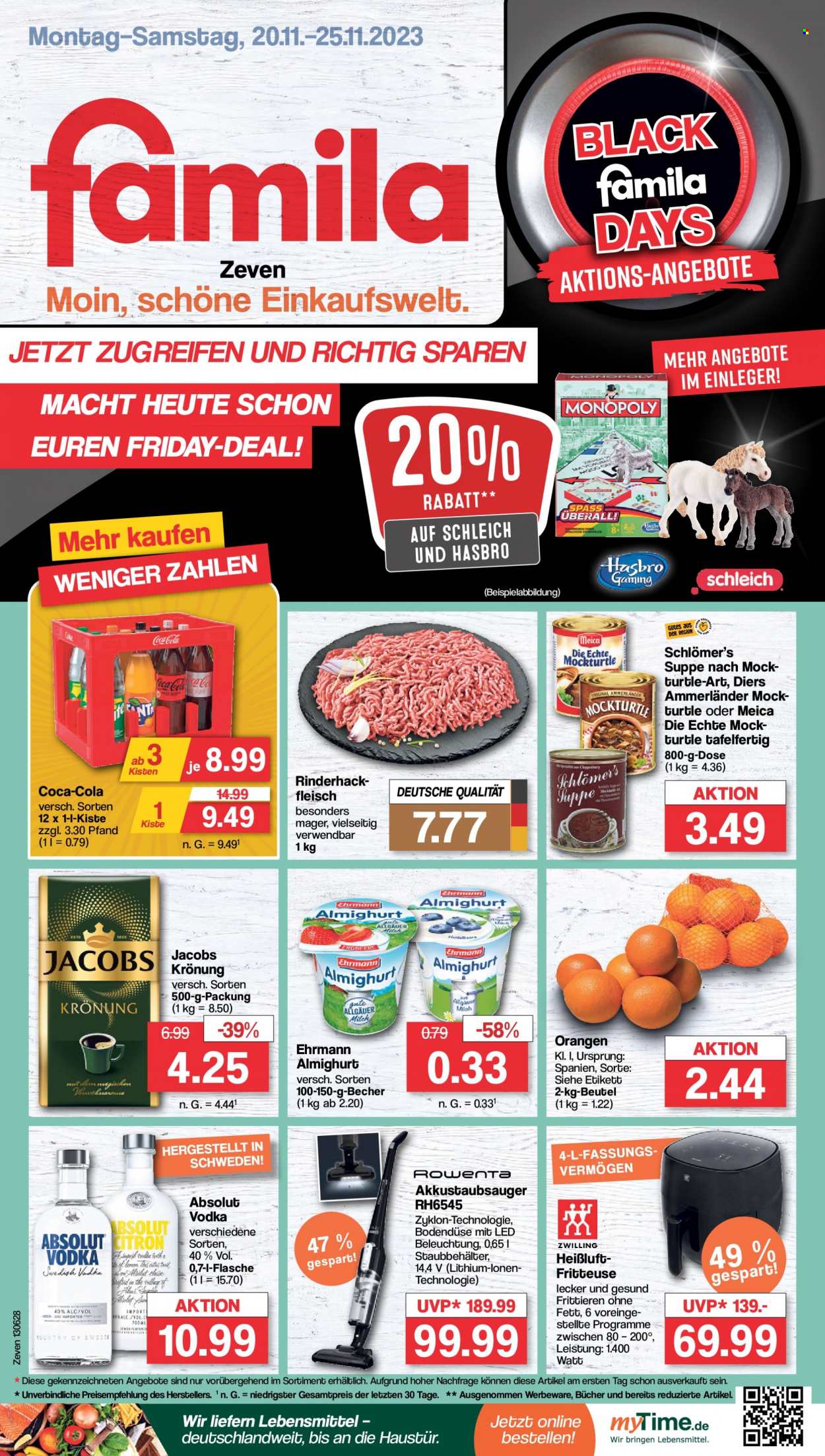 famila Prospekte  - 20.11.2023 - 25.11.2023. Seite 1
