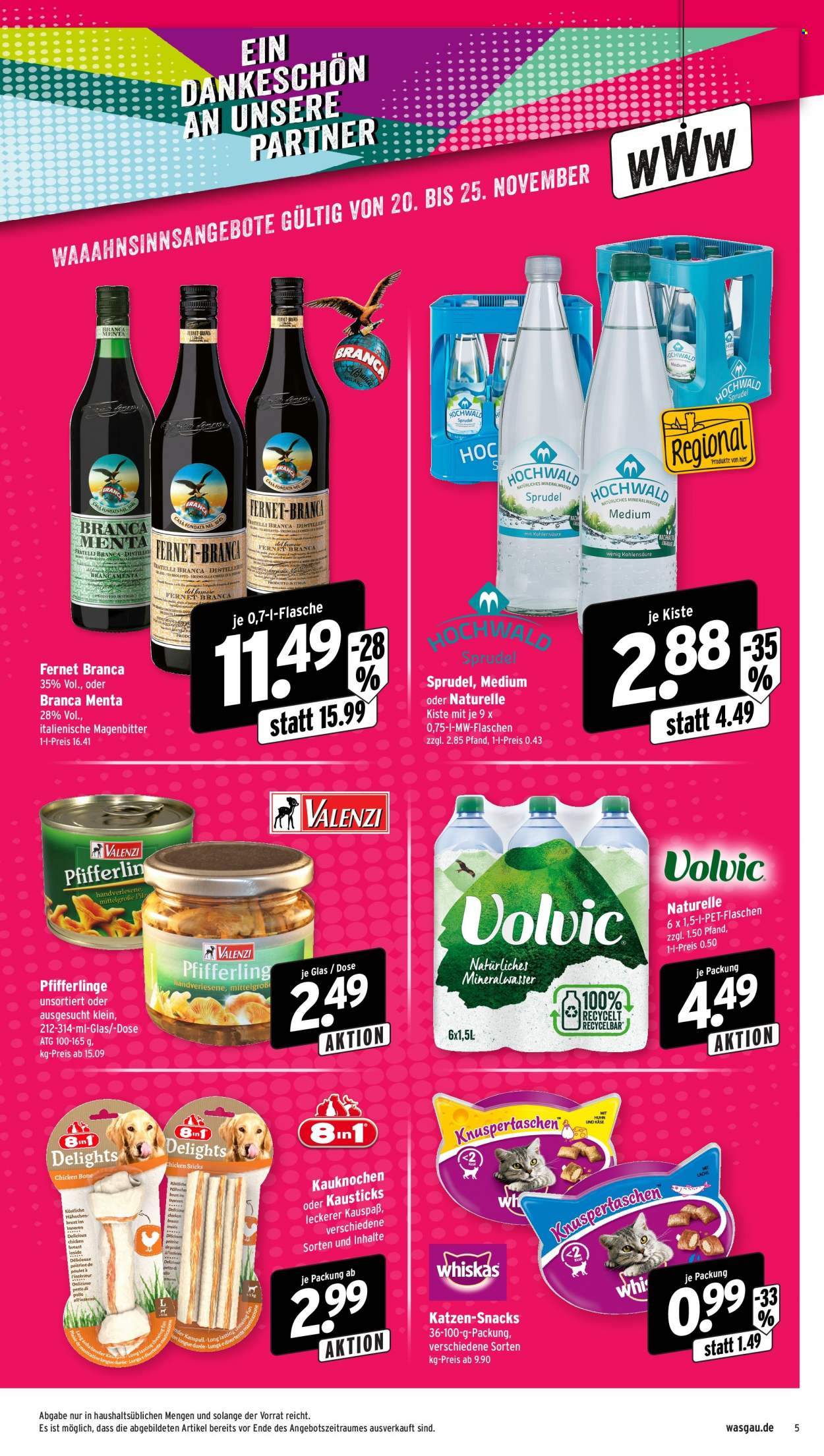 Wasgau Prospekte  - 20.11.2023 - 25.11.2023. Seite 5
