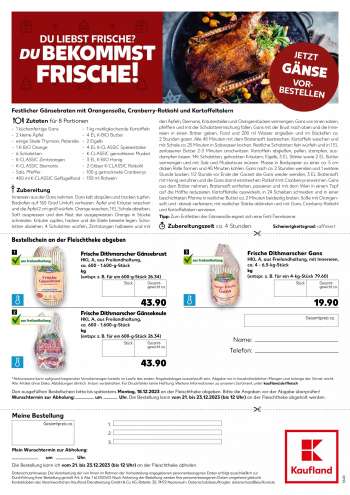 Prospekte Kaufland - 21.12.2023 - 23.12.2023.