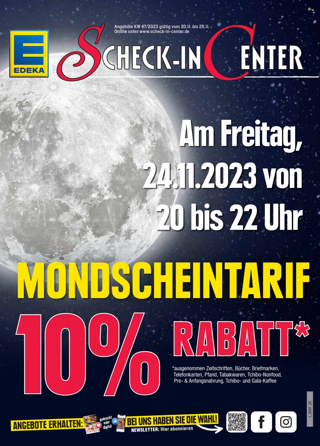 Edeka Prospekte  - 20.11.2023 - 25.11.2023. Seite 1