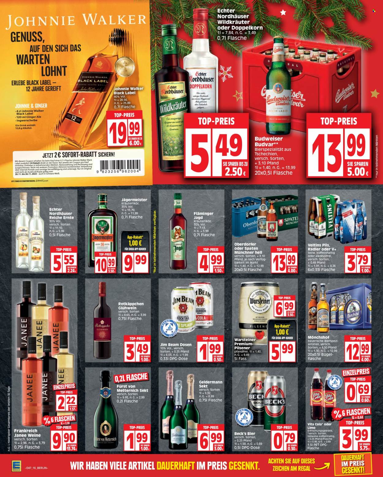 Edeka Prospekte  - 20.11.2023 - 25.11.2023. Seite 16