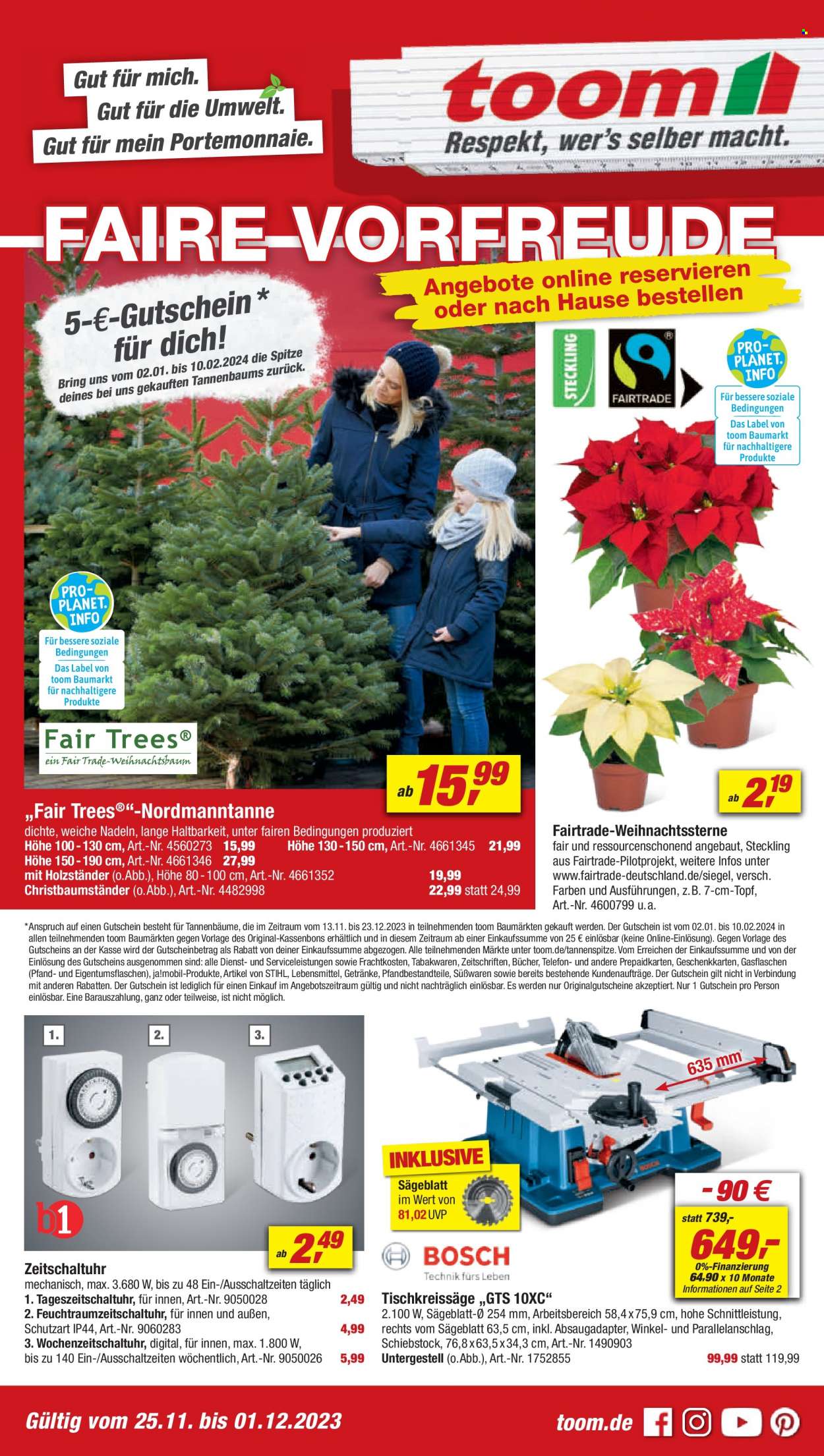 toom Baumarkt Prospekte  - 25.11.2023 - 1.12.2023. Seite 1