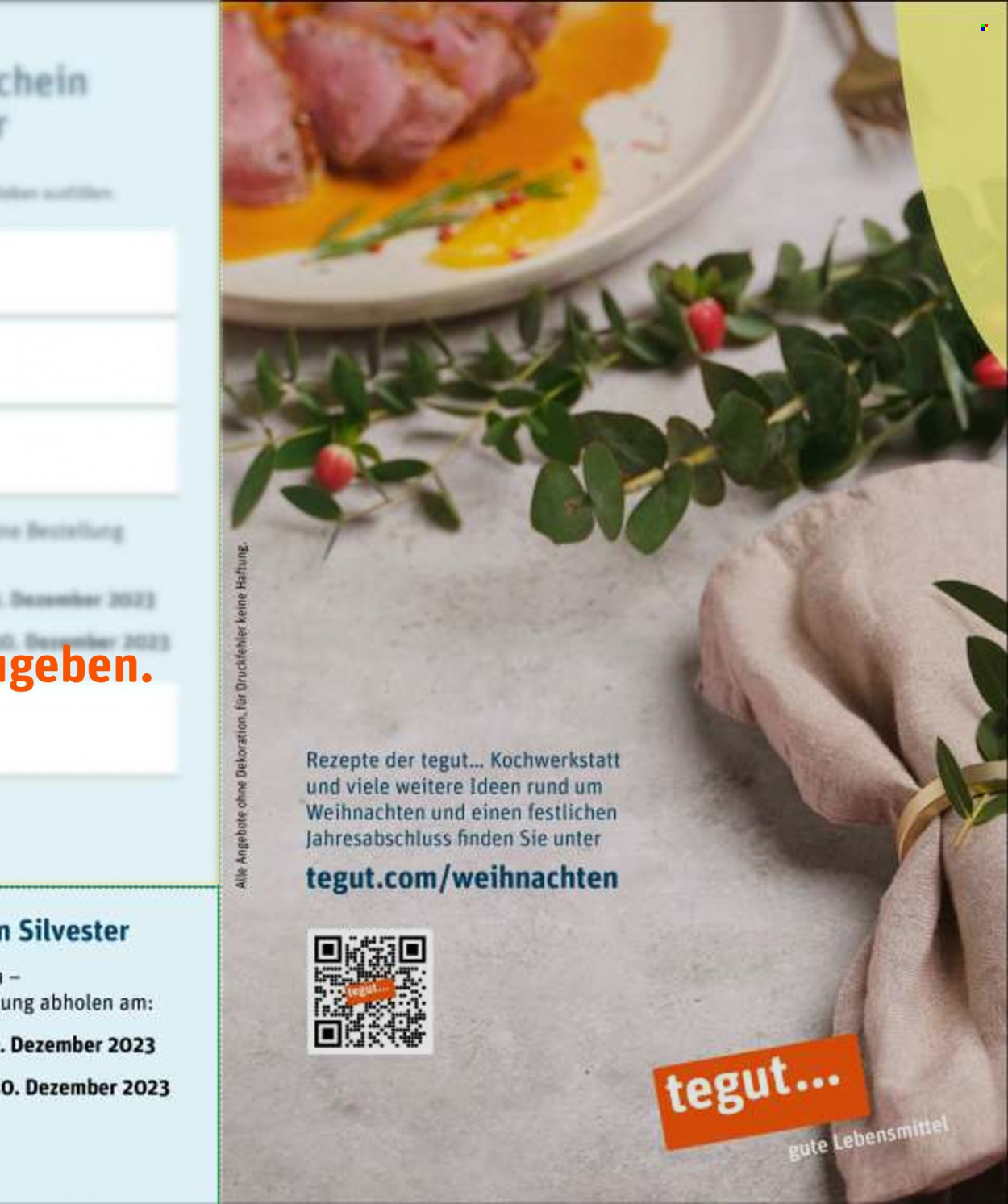tegut... Prospekte  - 20.11.2023 - 25.11.2023. Seite 14
