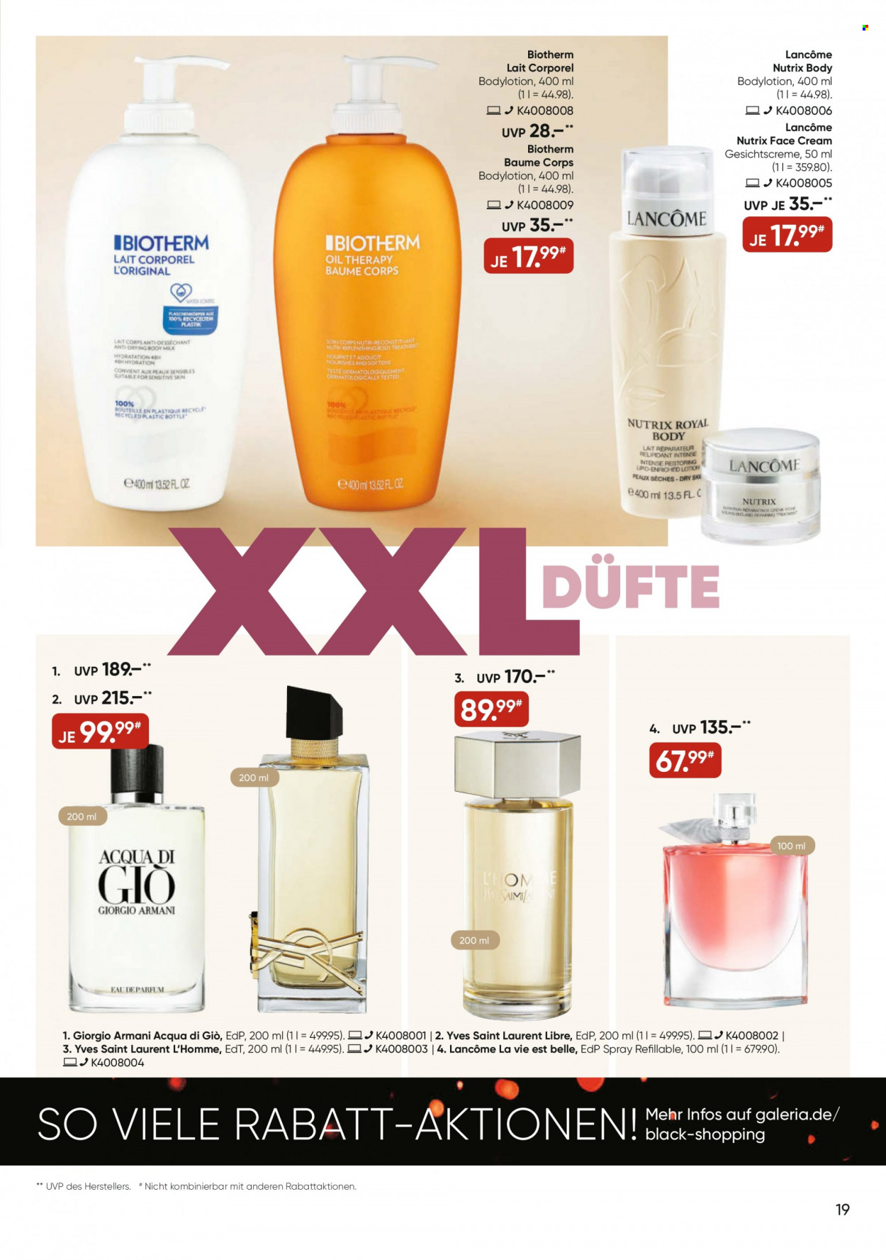 GALERIA Karstadt Kaufhof Prospekte  - 20.11.2023 - 26.11.2023. Seite 19