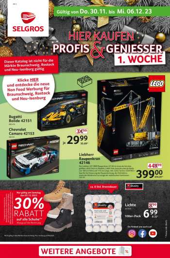 Prospekte Selgros - 30.11.2023 - 6.12.2023.