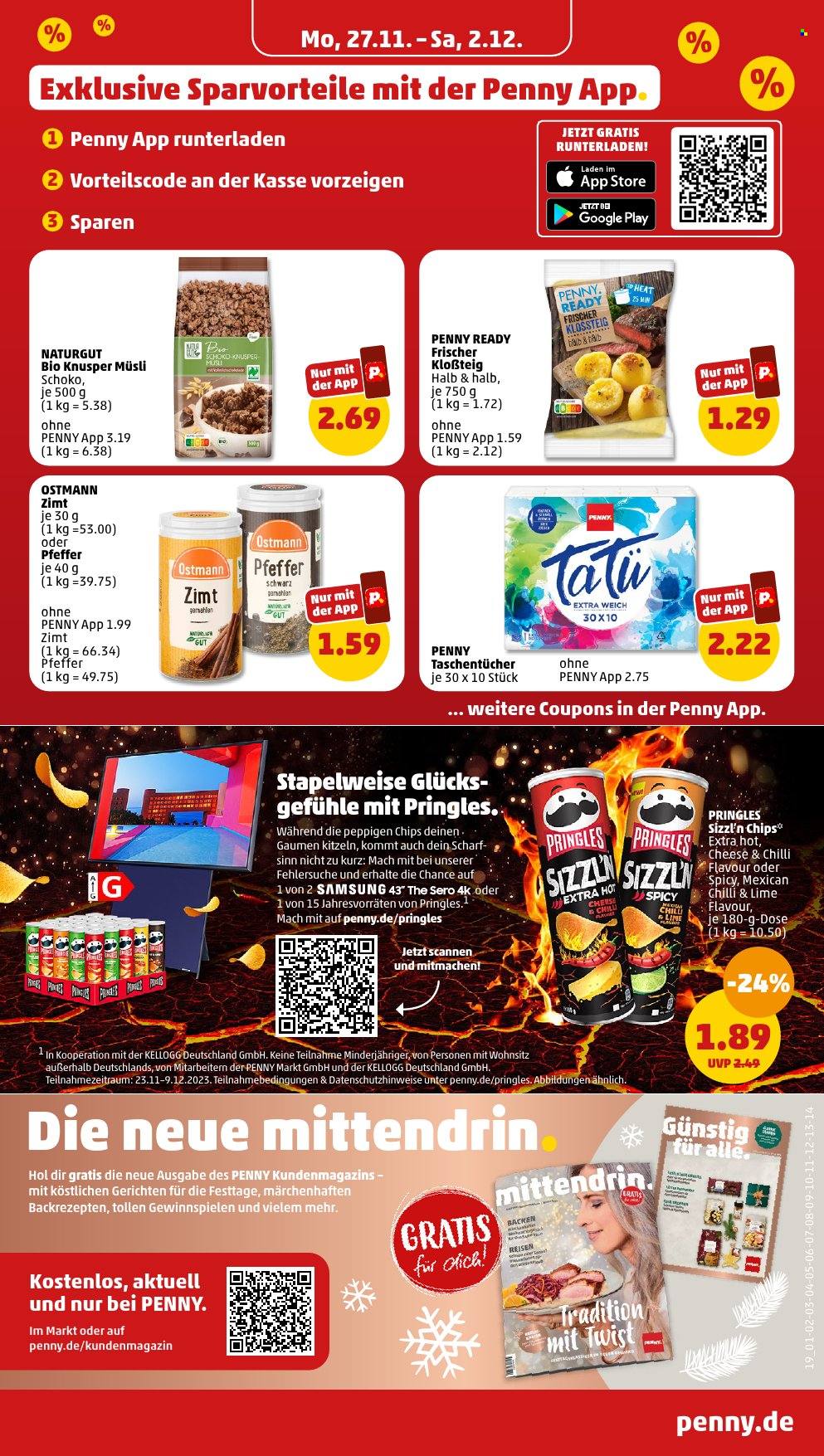 Penny Prospekte  - 27.11.2023 - 2.12.2023. Seite 19