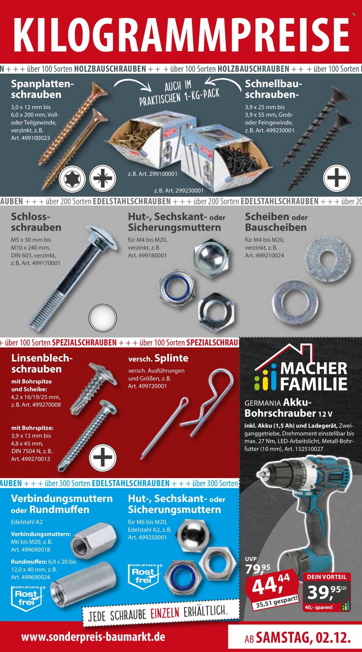 Sonderpreis-Baumarkt Prospekte  - 2.12.2023 - 8.12.2023. Seite 17