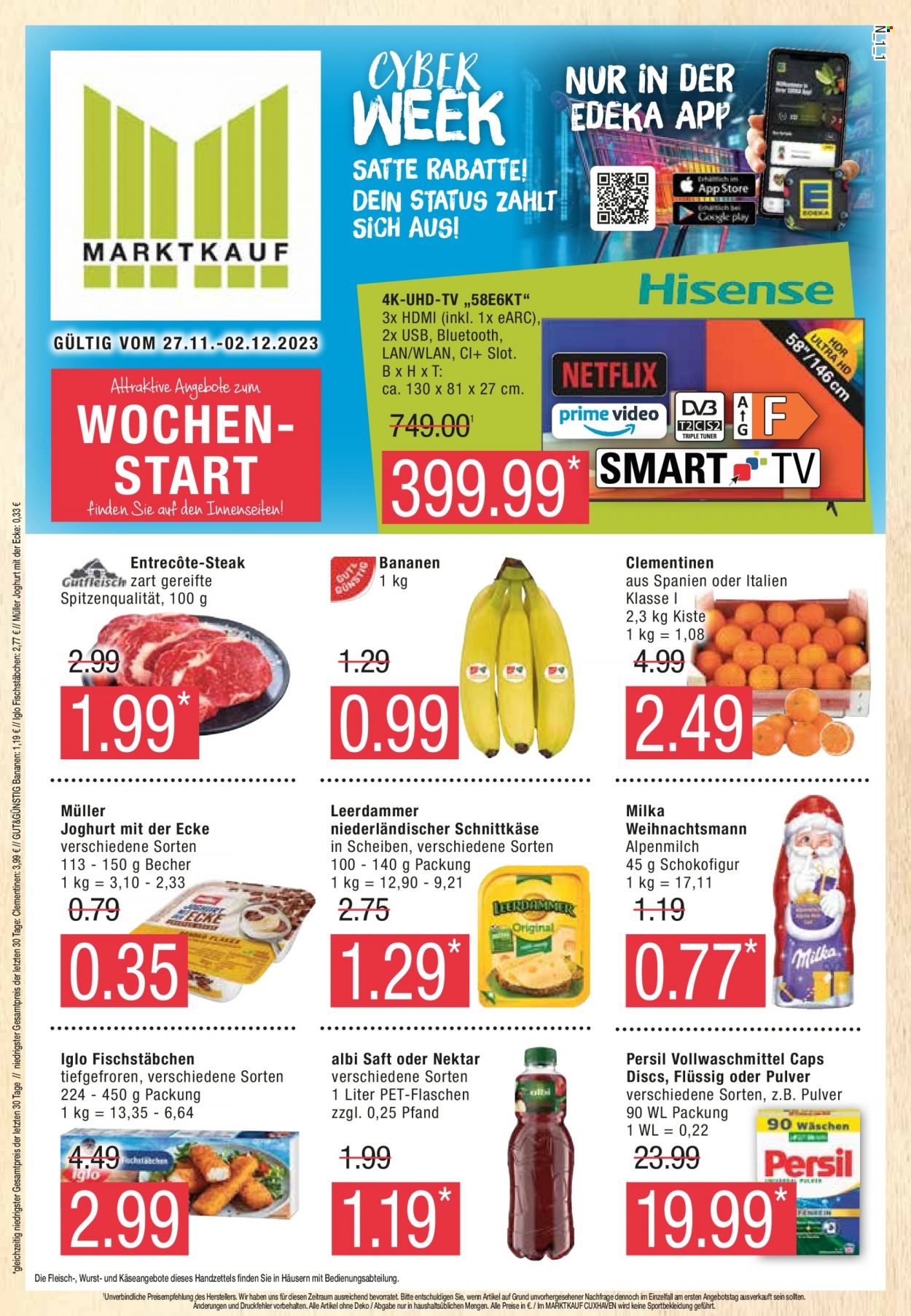 Marktkauf Prospekte  - 27.11.2023 - 2.12.2023. Seite 1