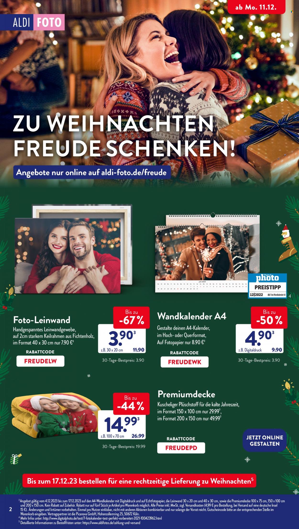 ALDI SÜD Prospekte  - 4.12.2023 - 17.12.2023. Seite 2