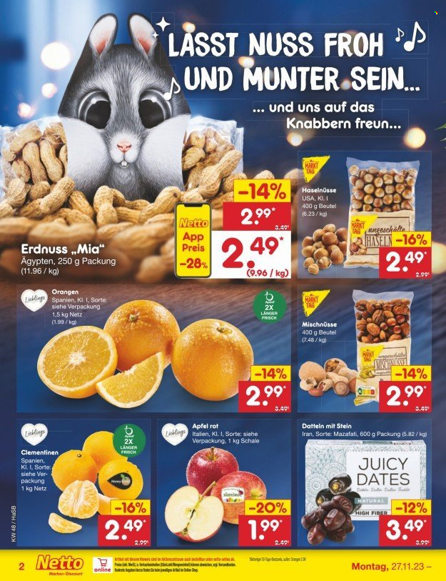 Netto Marken-Discount Prospekte  - 27.11.2023 - 2.12.2023. Seite 2