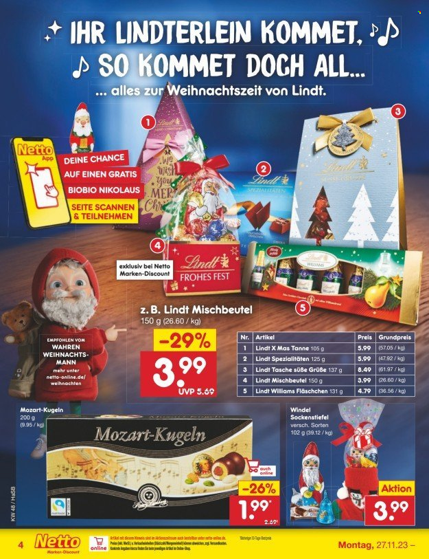Netto Marken-Discount Prospekte  - 27.11.2023 - 2.12.2023. Seite 4