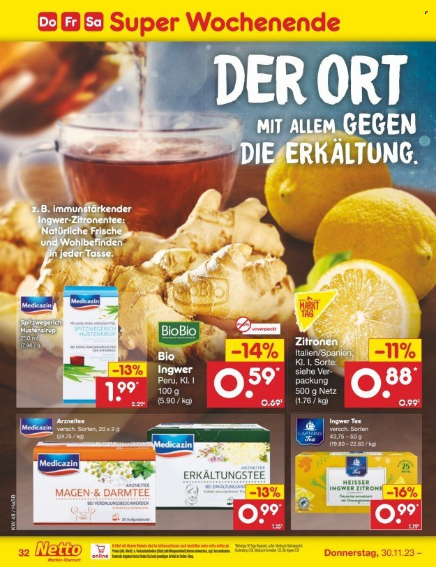 Netto Marken-Discount Prospekte  - 27.11.2023 - 2.12.2023. Seite 36