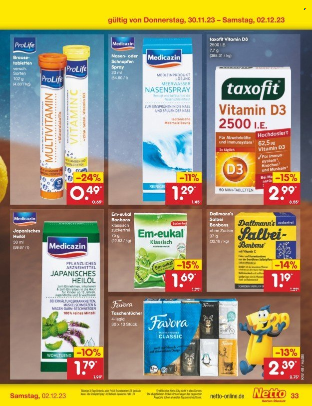 Netto Marken-Discount Prospekte  - 27.11.2023 - 2.12.2023. Seite 37
