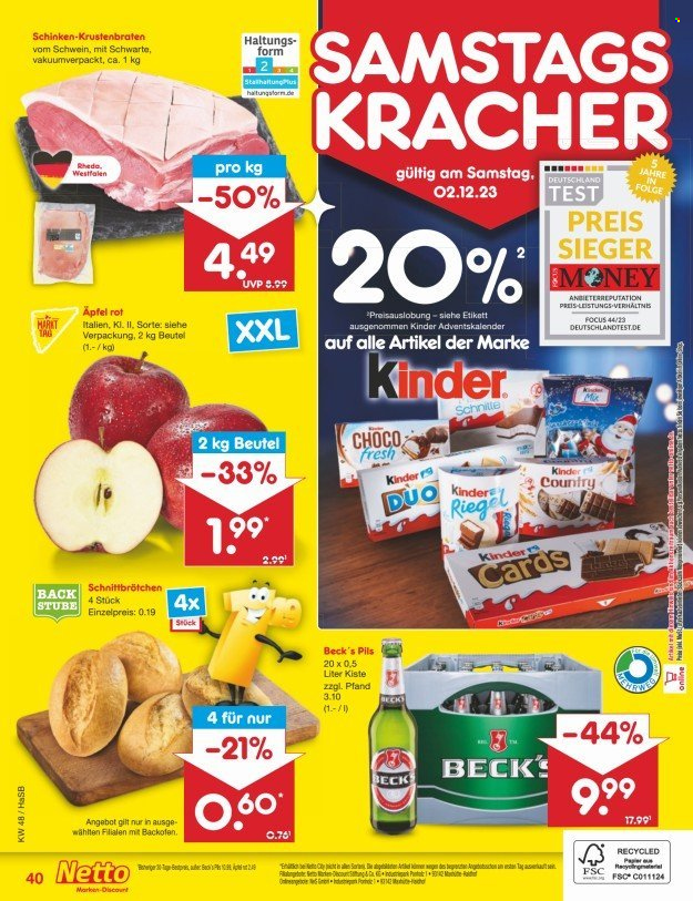 Netto Marken-Discount Prospekte  - 27.11.2023 - 2.12.2023. Seite 44