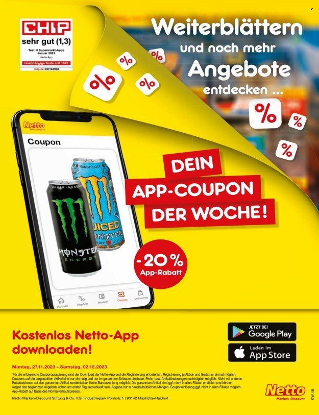 Netto Marken-Discount Prospekte  - 27.11.2023 - 2.12.2023. Seite 51