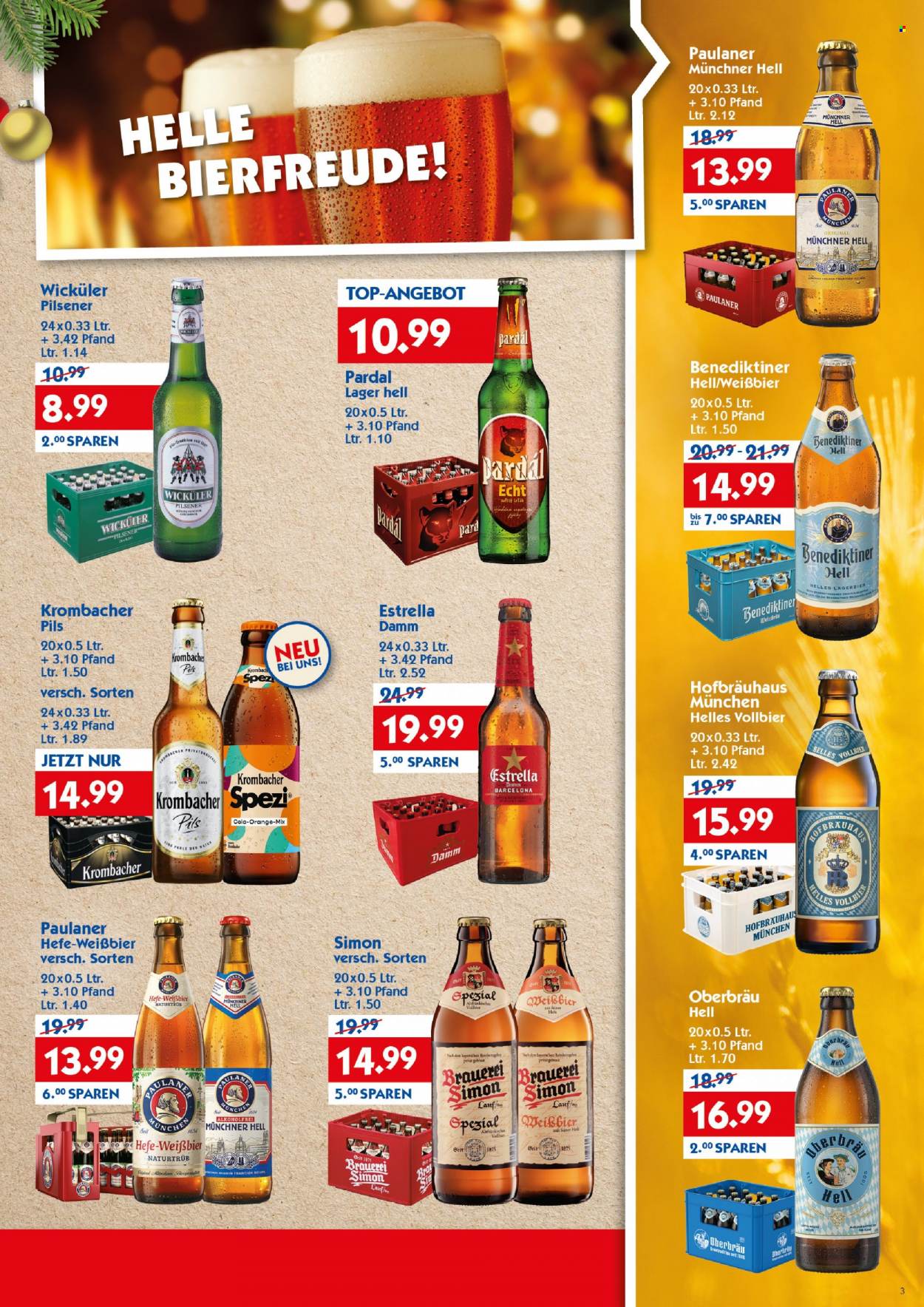 Hol'ab! Getränkemarkt Prospekte  - 27.11.2023 - 2.12.2023. Seite 3