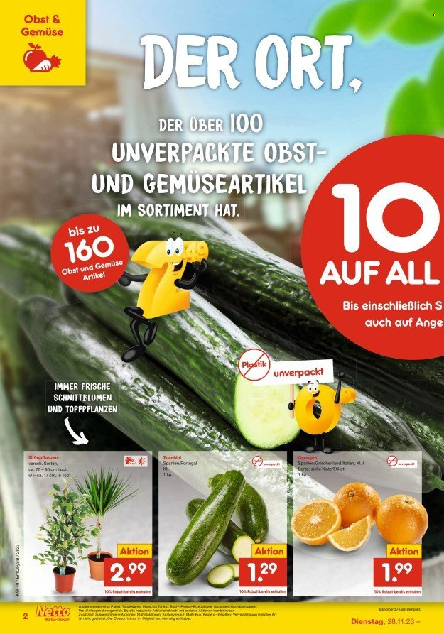 Netto Marken-Discount Prospekte  - 28.11.2023 - 2.12.2023. Seite 2