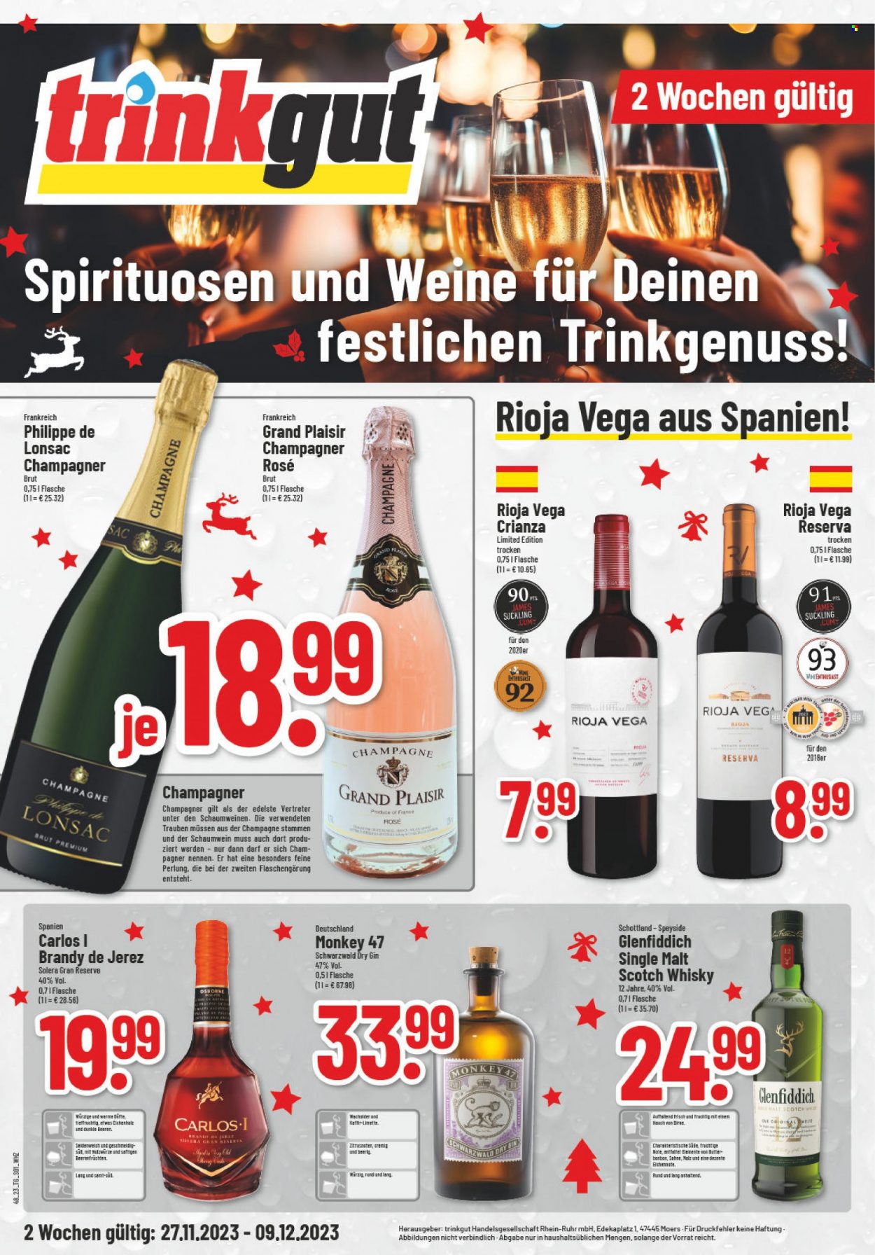 trinkgut Prospekte  - 27.11.2023 - 2.12.2023. Seite 3