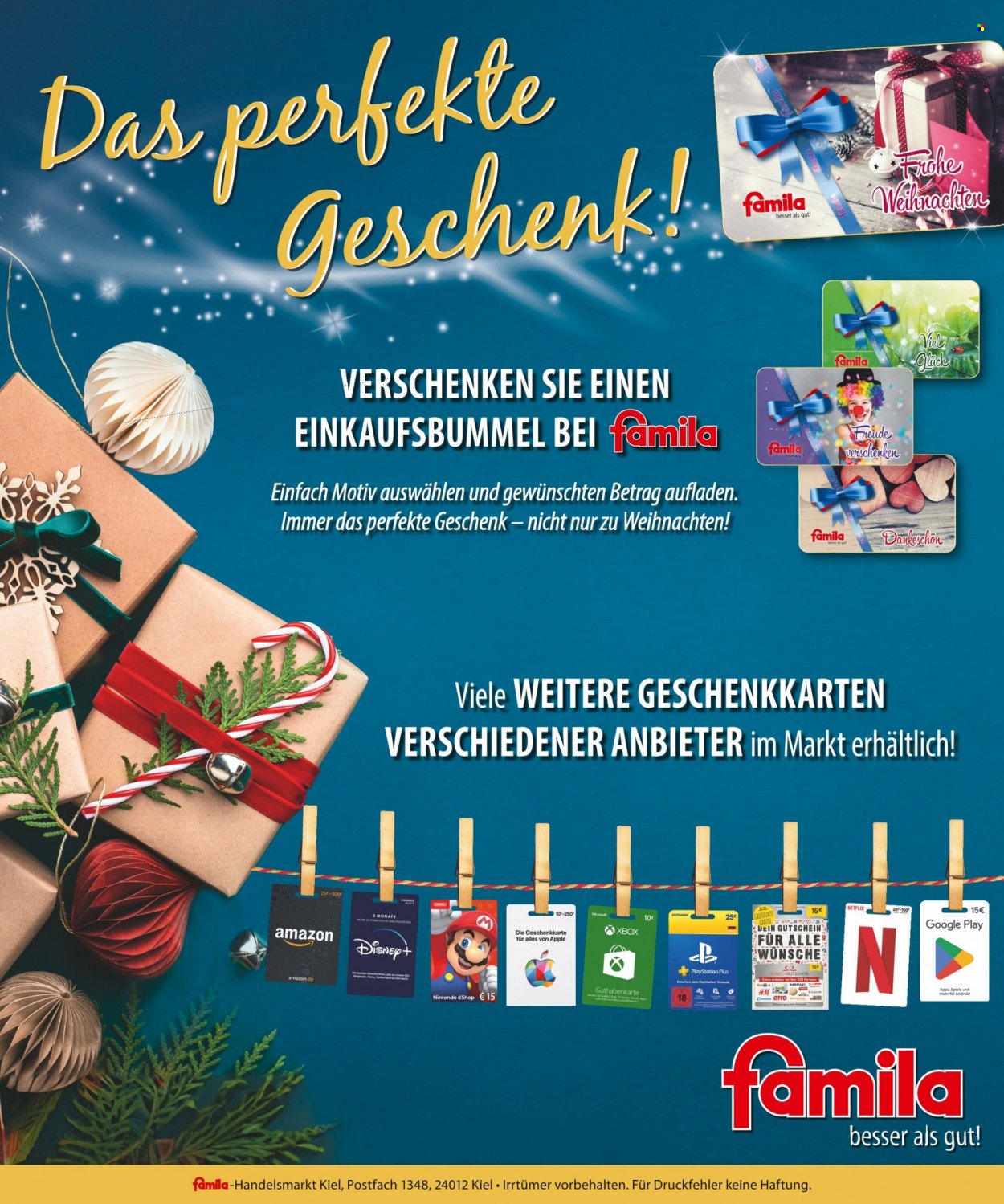 famila Prospekte  - 27.11.2023 - 9.12.2023. Seite 24
