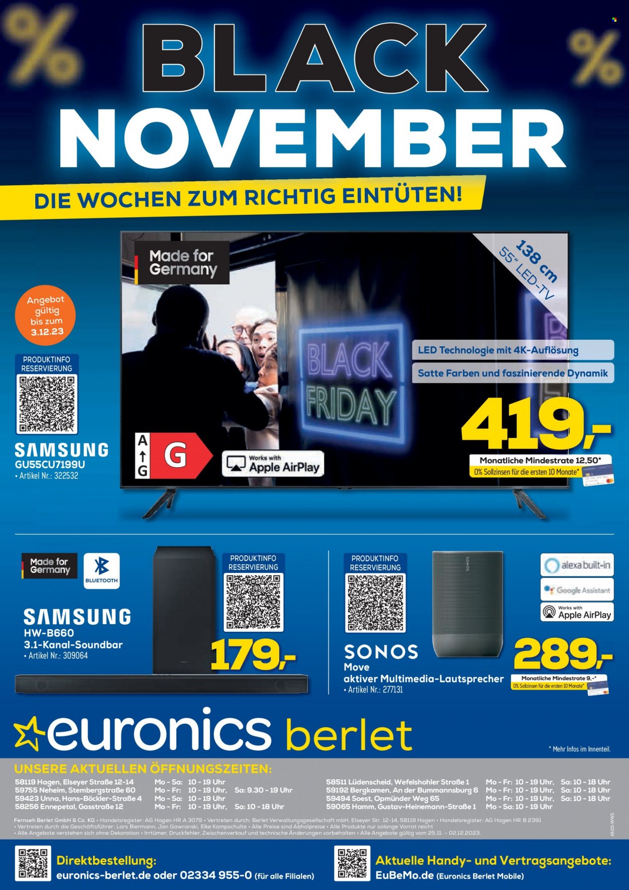 Euronics Prospekte  - 25.11.2023 - 2.12.2023. Seite 19