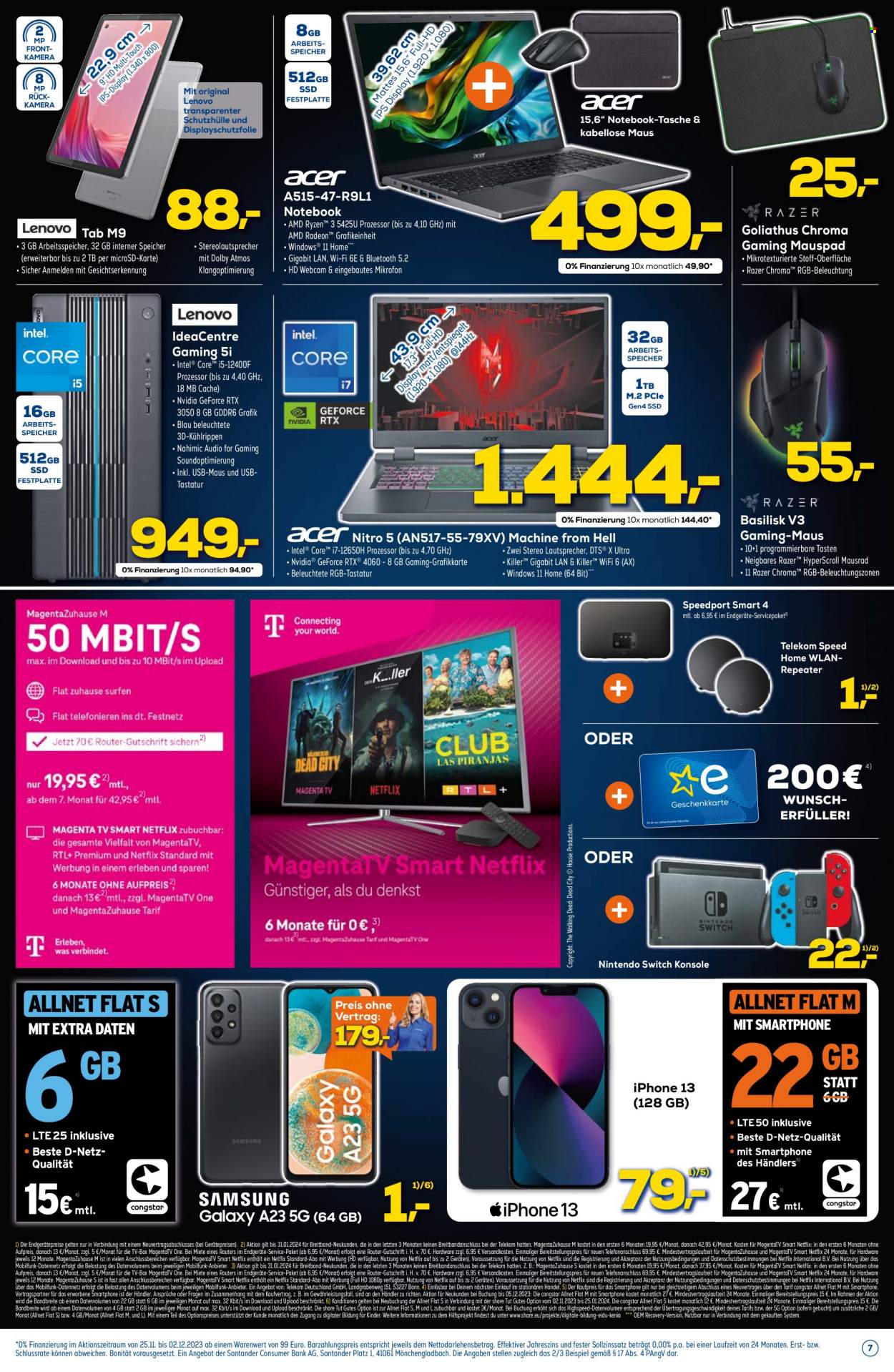 Euronics Prospekte  - 26.11.2023 - 27.11.2023. Seite 7