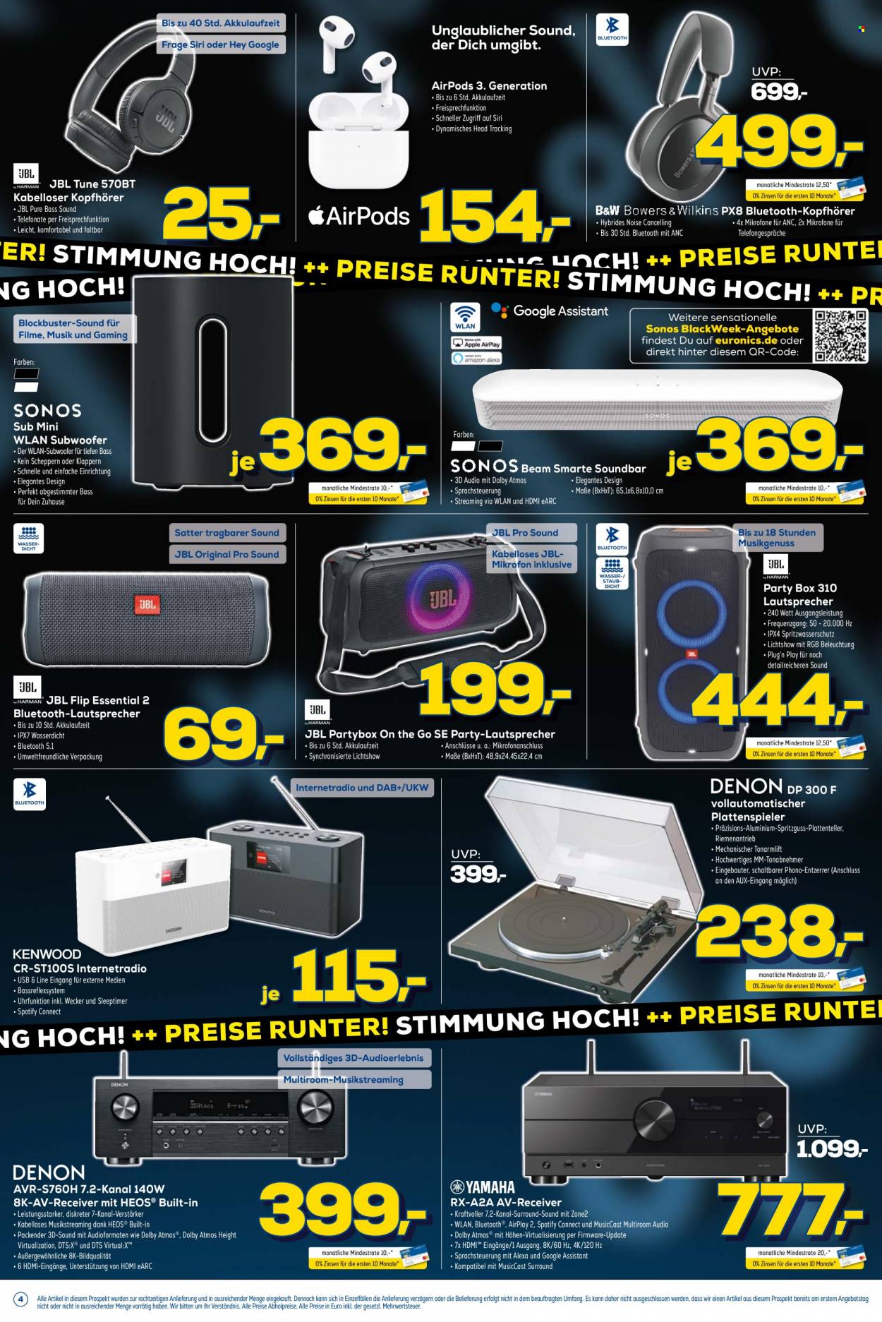 Euronics Prospekte  - 26.11.2023 - 3.12.2023. Seite 4