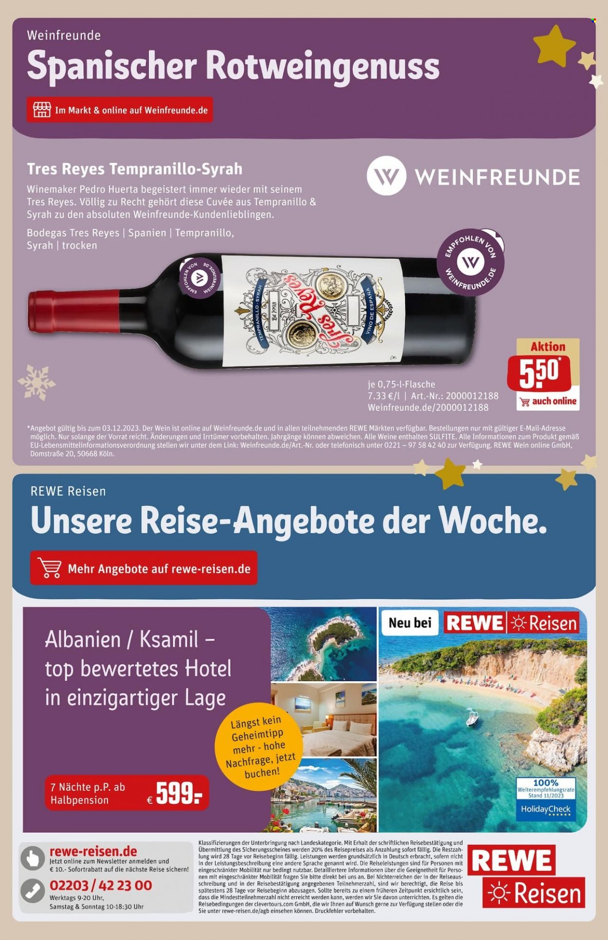 REWE Prospekte  - 27.11.2023 - 2.12.2023. Seite 17