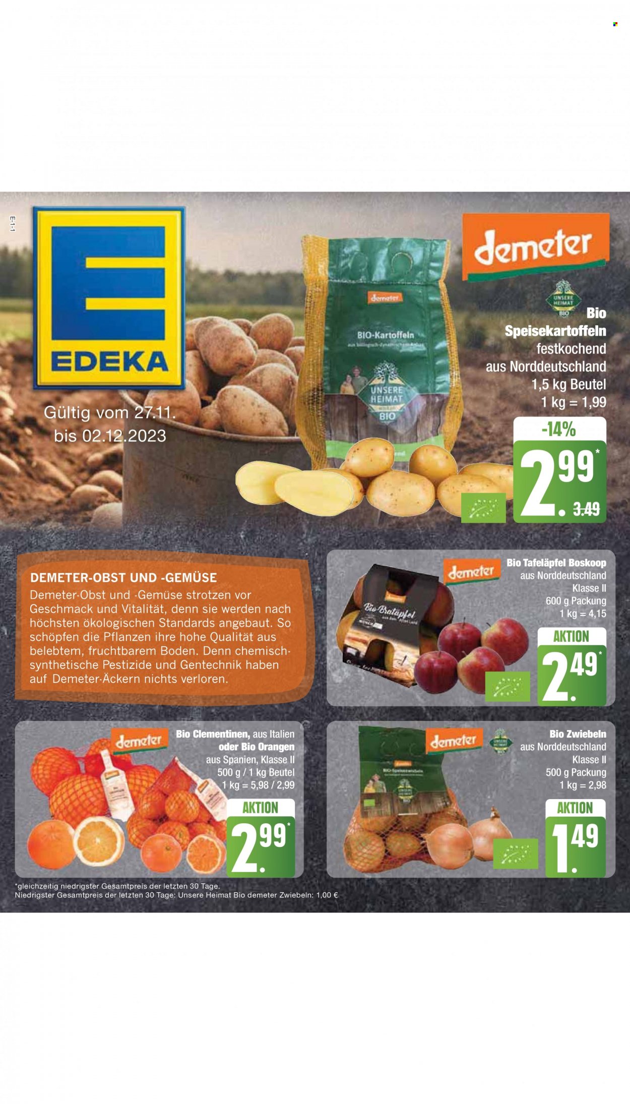 Edeka Prospekte  - 27.11.2023 - 2.12.2023. Seite 5