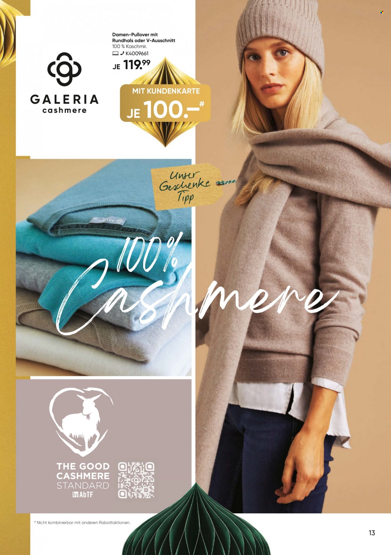 GALERIA Karstadt Kaufhof Prospekte  - 27.11.2023 - 3.12.2023. Seite 13