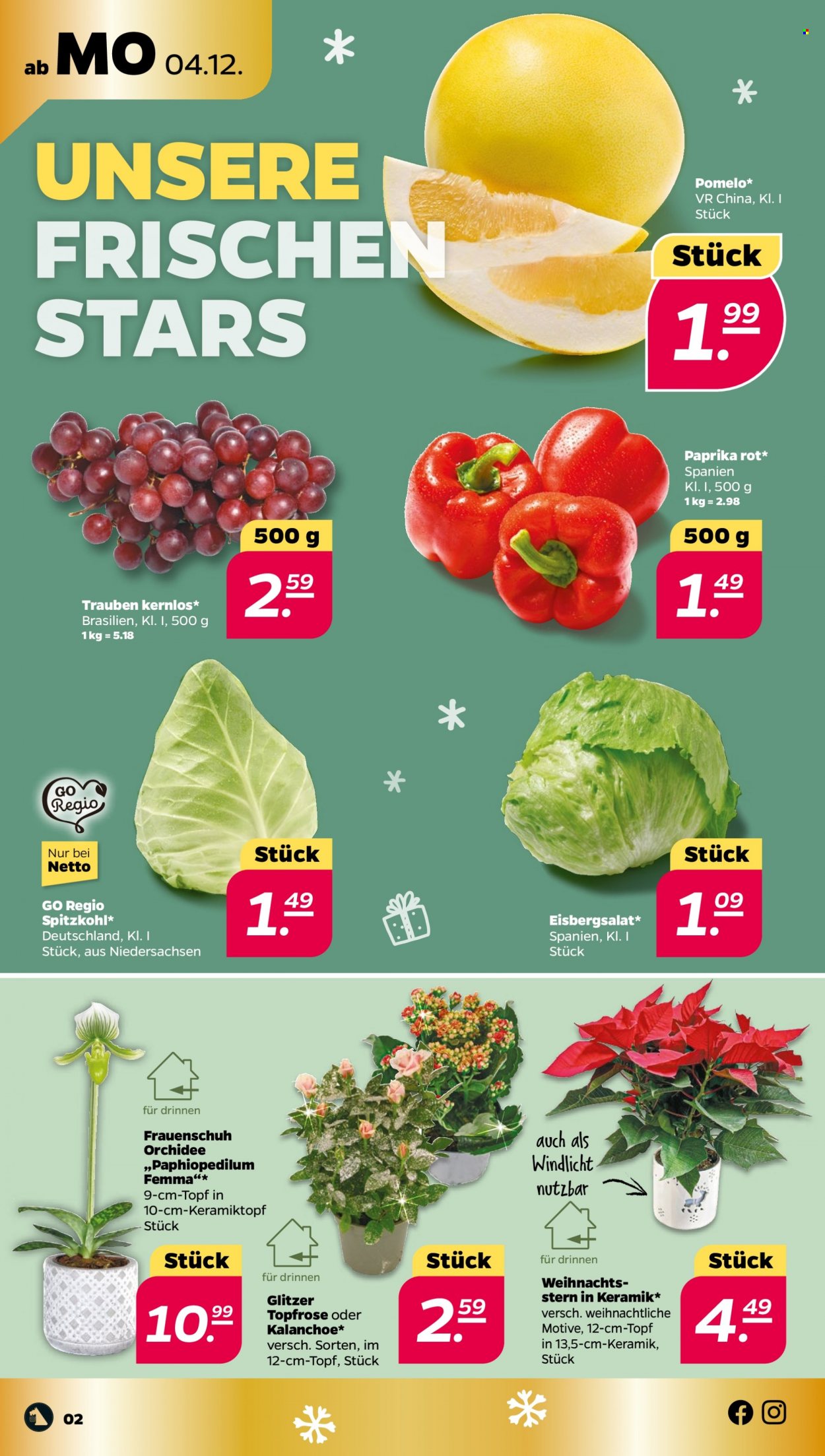 Netto Prospekte  - 4.12.2023 - 9.12.2023. Seite 2