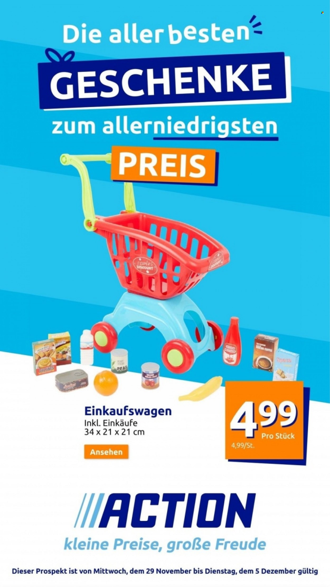 Action Prospekte  - 29.11.2023 - 5.12.2023. Seite 1
