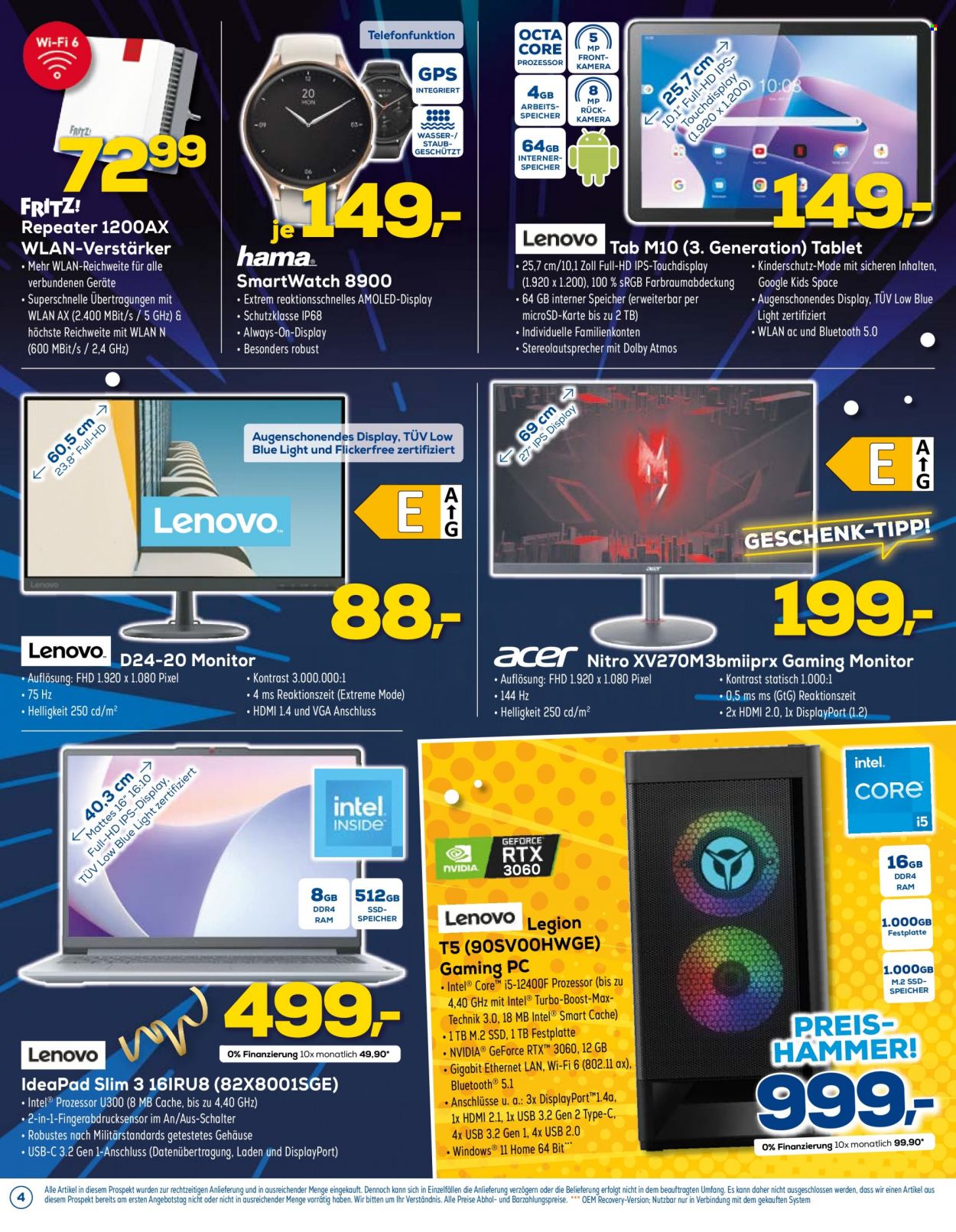 Euronics Prospekte  - 29.11.2023 - 6.12.2023. Seite 4