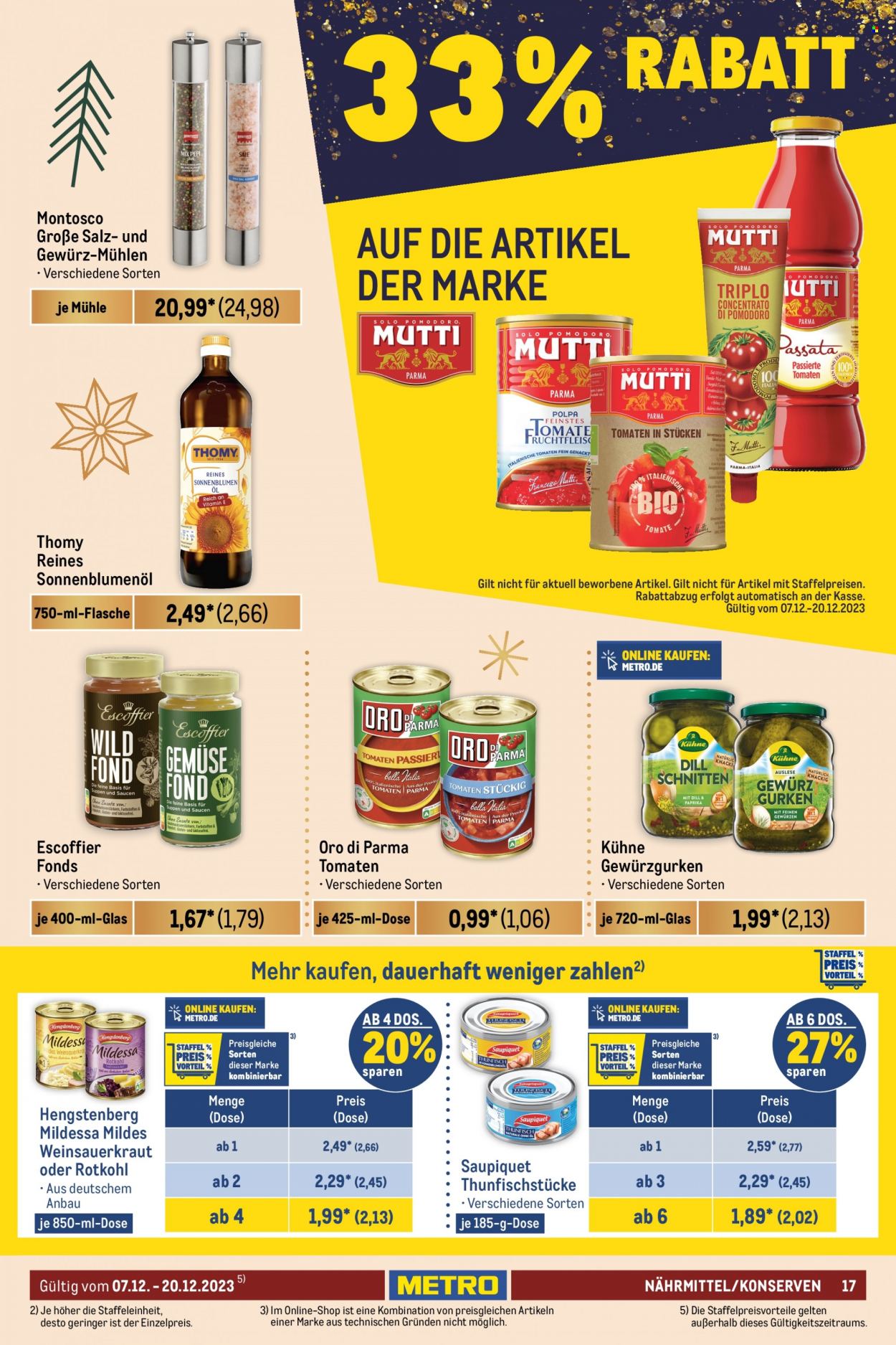 Metro Prospekte  - 7.12.2023 - 20.12.2023. Seite 17