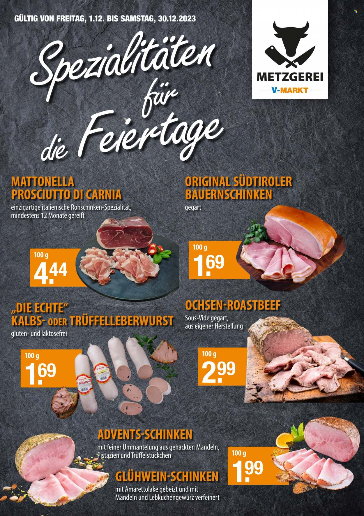 V-Markt Prospekte  - 1.12.2023 - 31.12.2023. Seite 2