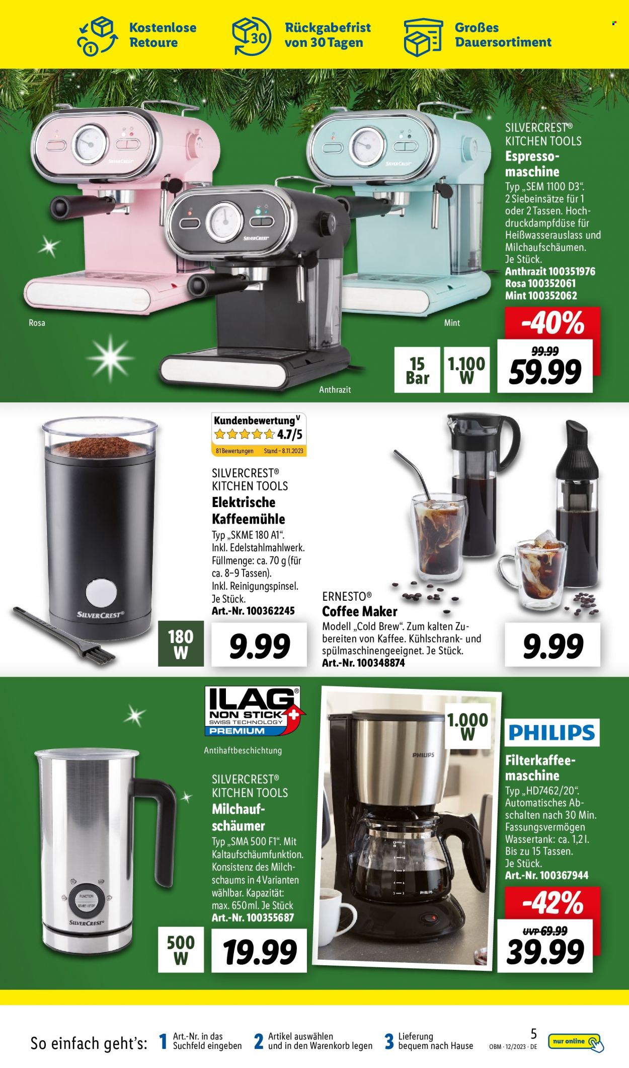 Lidl Prospekte  - 1.12.2023 - 31.12.2023. Seite 5