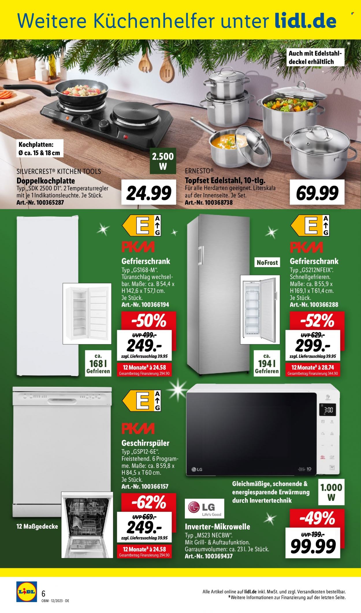 Lidl Prospekte  - 1.12.2023 - 31.12.2023. Seite 6
