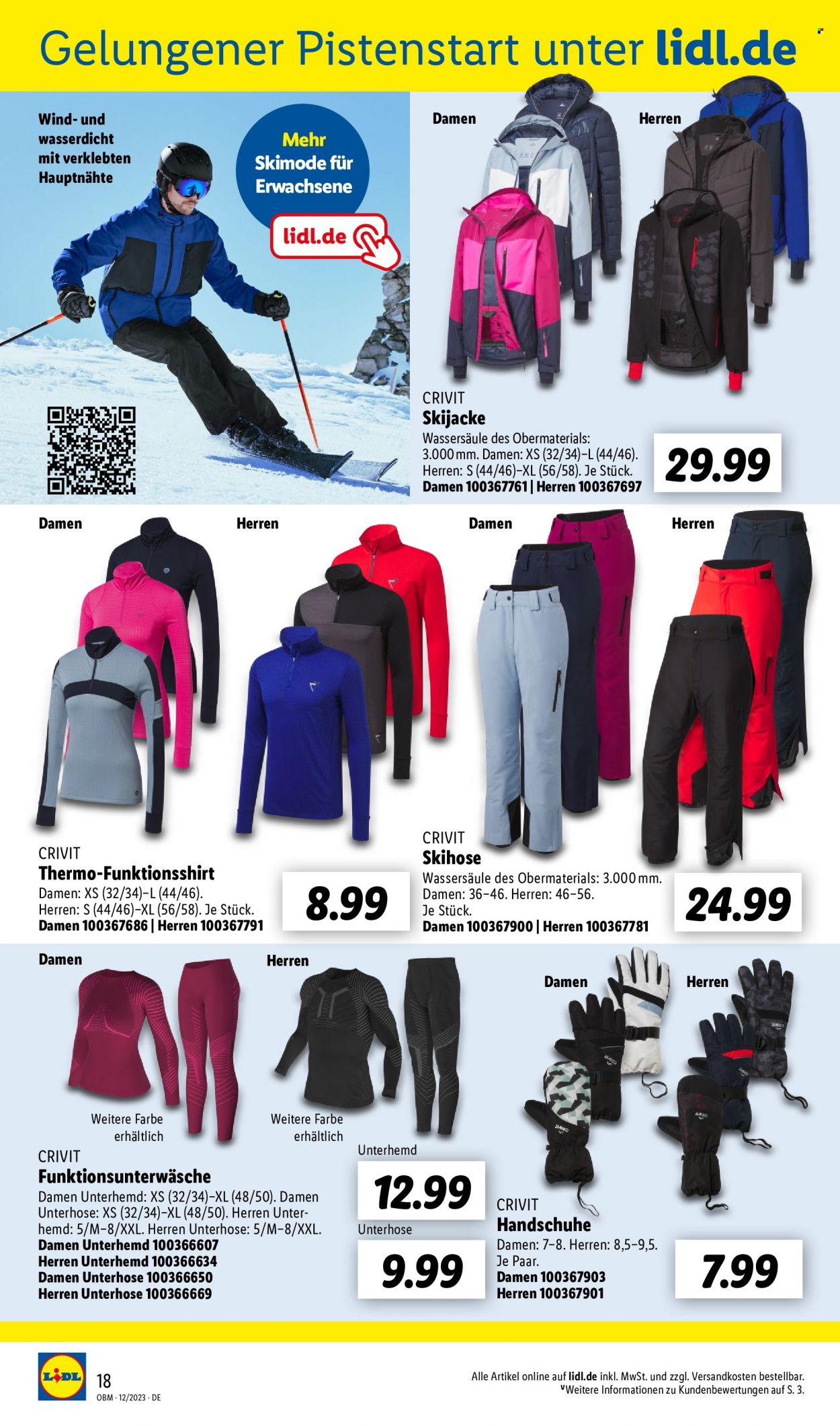 Lidl Prospekte  - 1.12.2023 - 31.12.2023. Seite 18