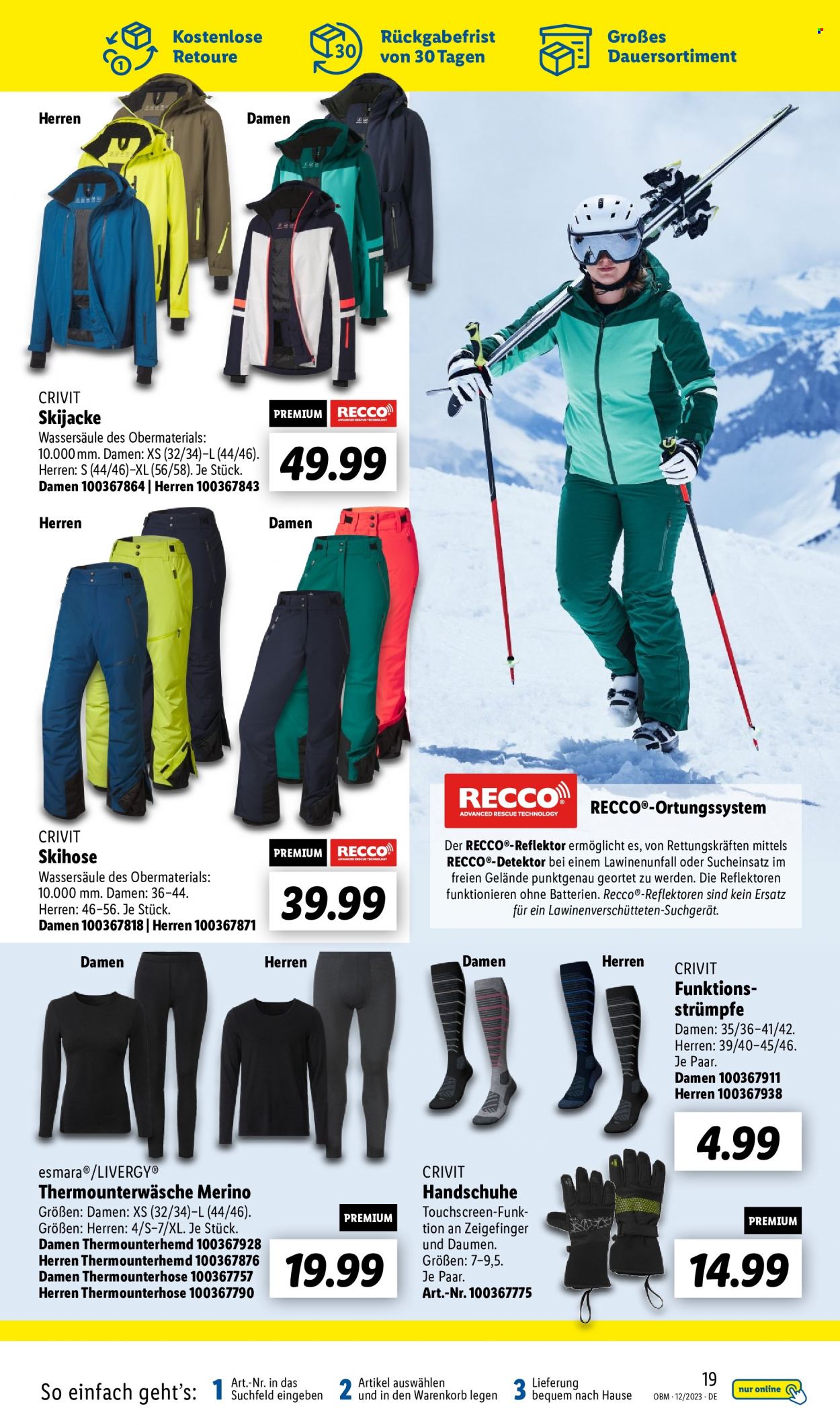 Lidl Prospekte  - 1.12.2023 - 31.12.2023. Seite 19