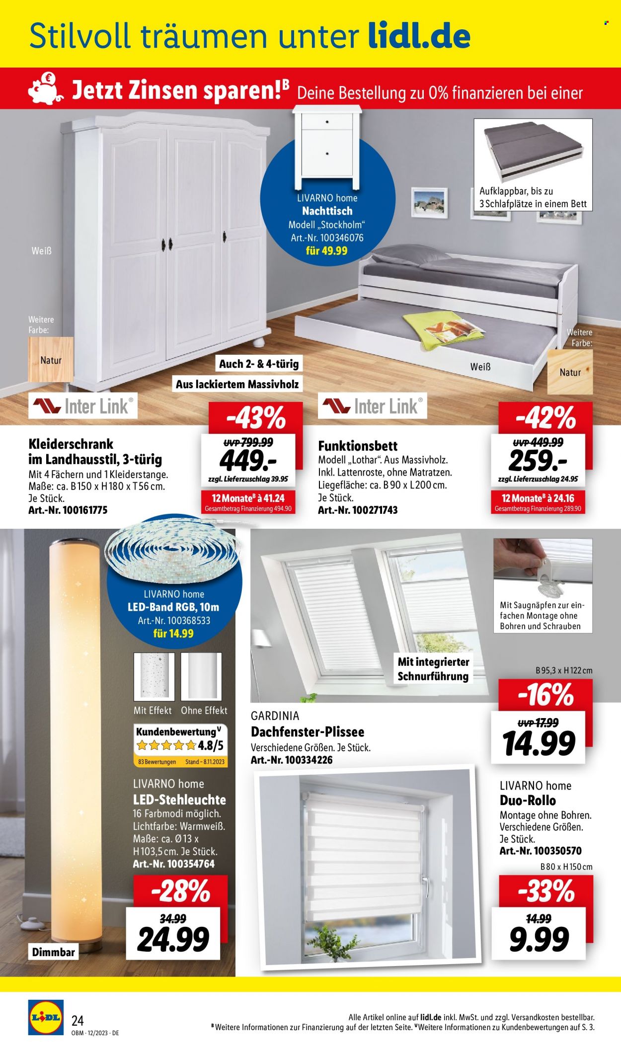 Lidl Prospekte  - 1.12.2023 - 31.12.2023. Seite 24