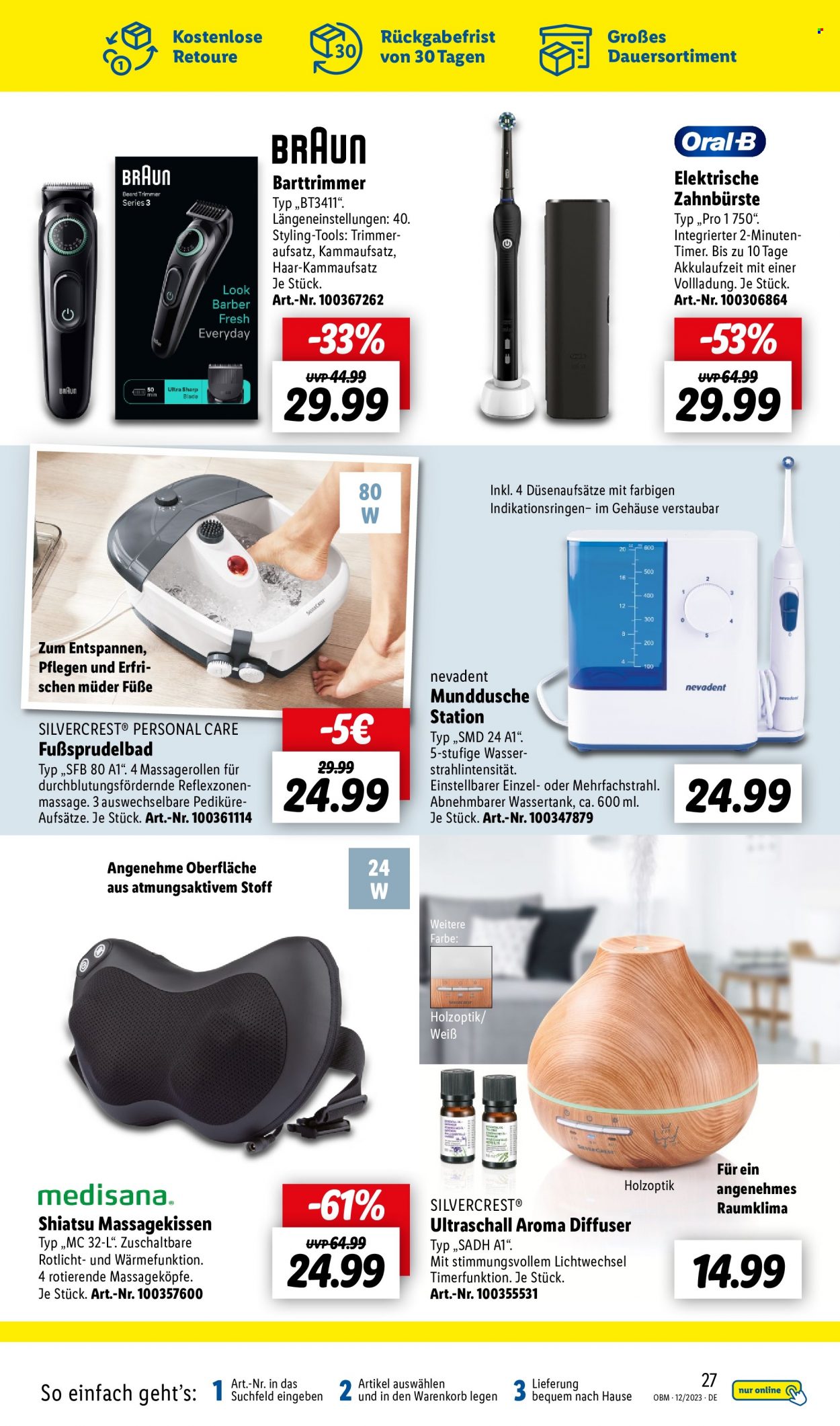 Lidl Prospekte  - 1.12.2023 - 31.12.2023. Seite 27