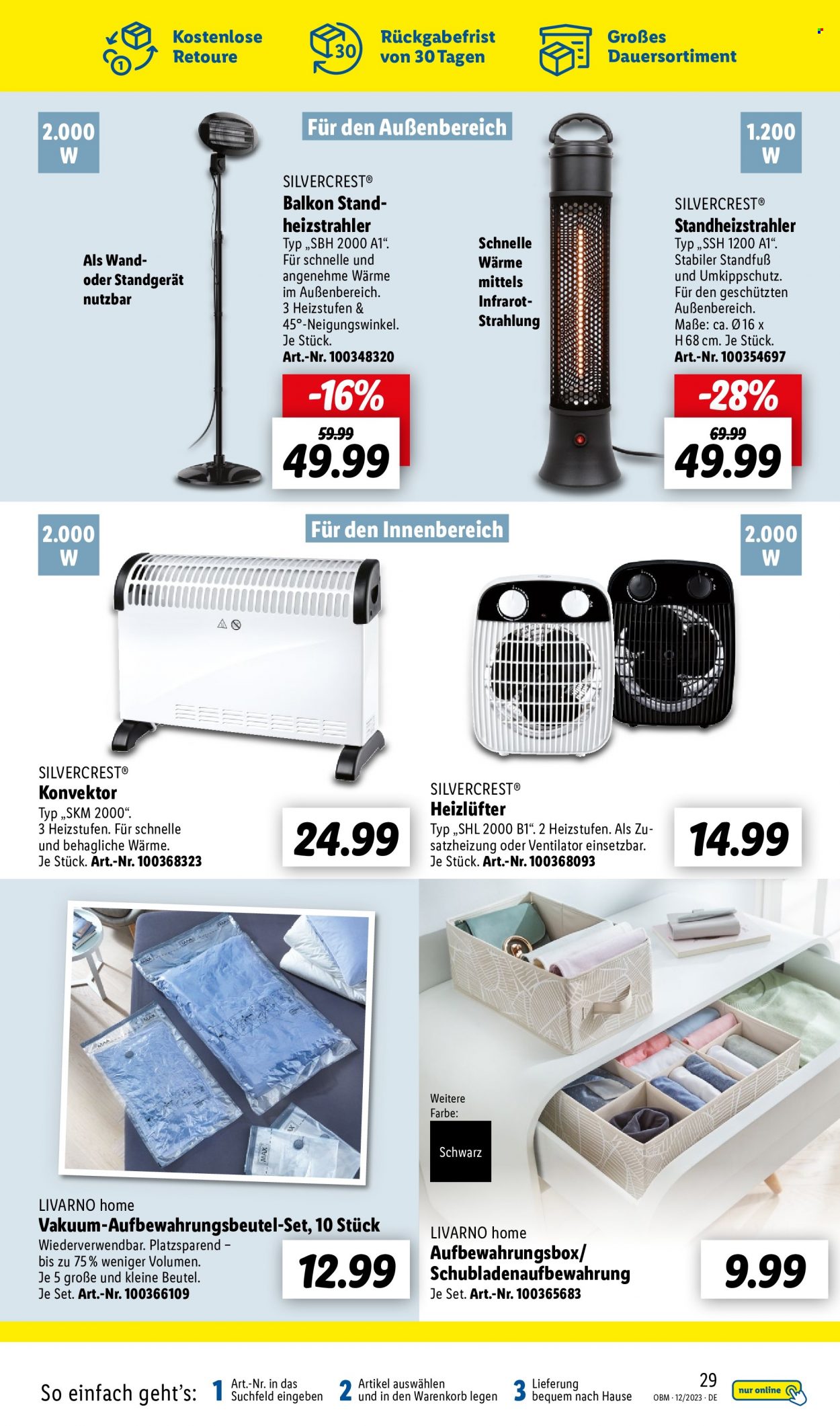 Lidl Prospekte  - 1.12.2023 - 31.12.2023. Seite 29