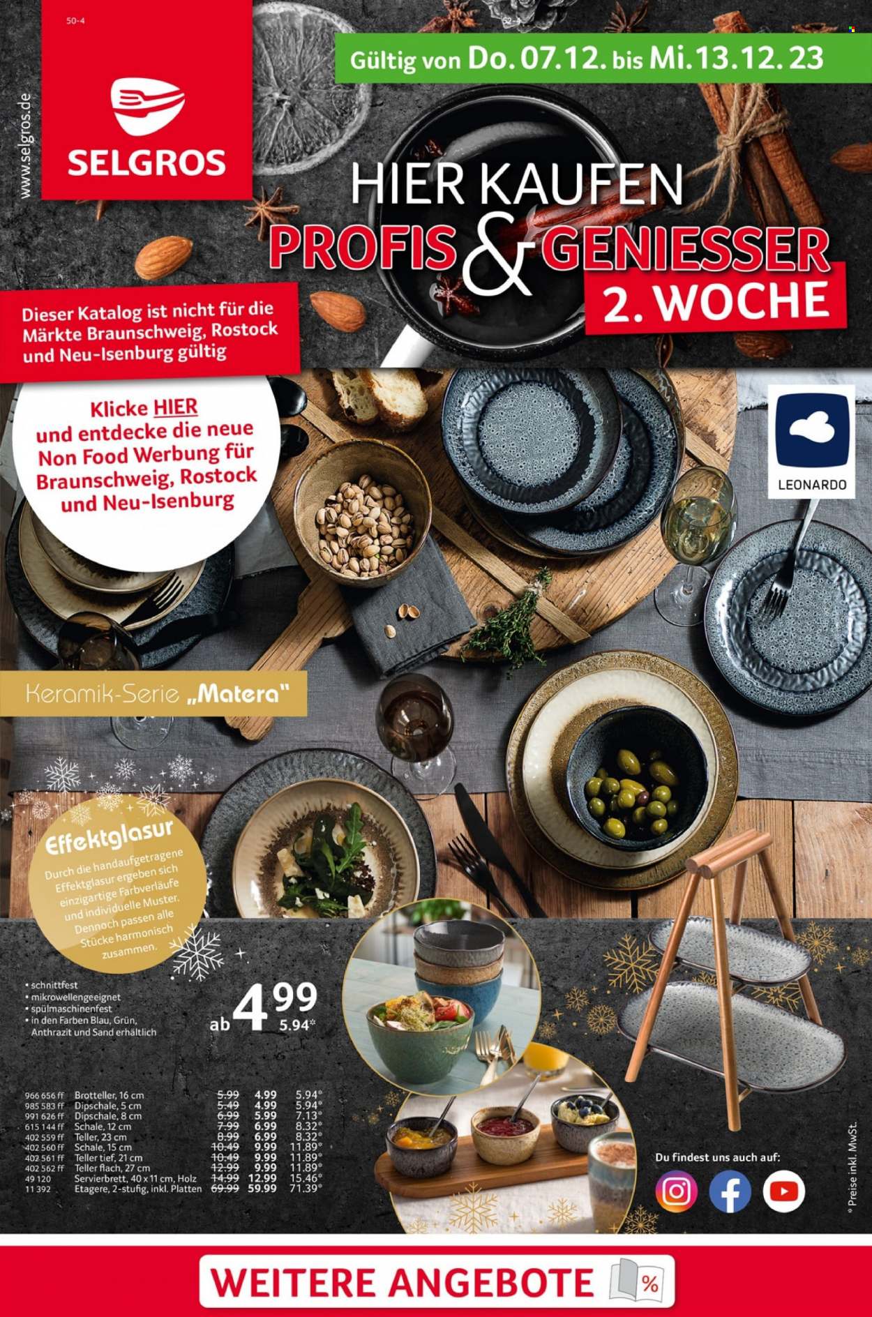 Selgros Prospekte  - 7.12.2023 - 13.12.2023. Seite 1