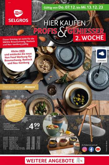 Prospekte Selgros - 7.12.2023 - 13.12.2023.