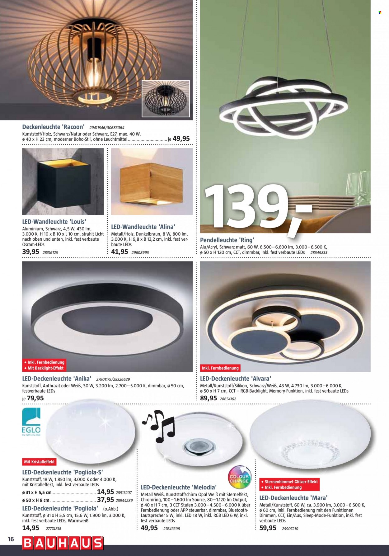 Bauhaus Prospekte  - 2.12.2023 - 30.12.2023. Seite 16